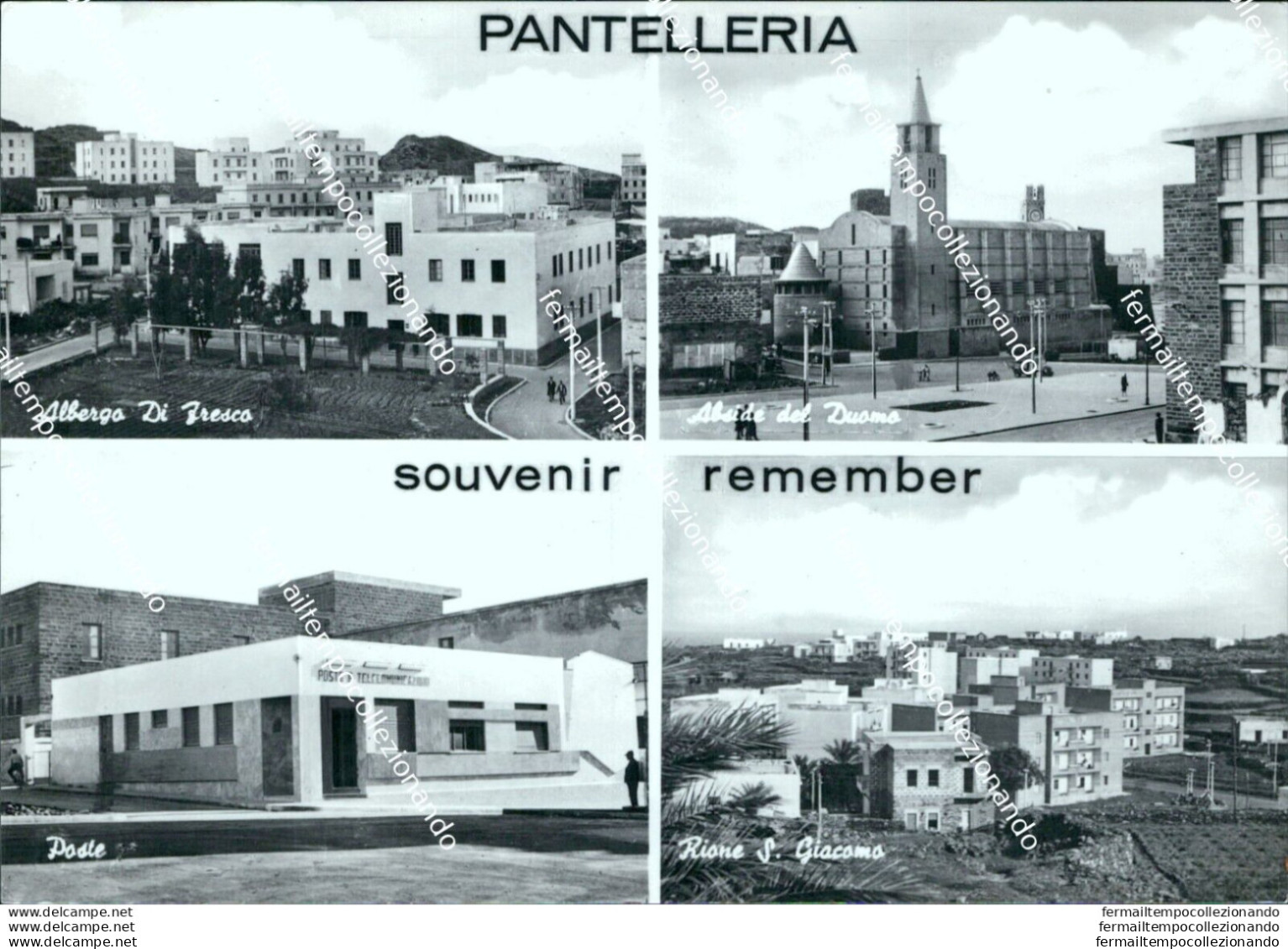 Bh482 Cartolina Pantelleria 4 Vedutine Provincia Di Trapani - Trapani