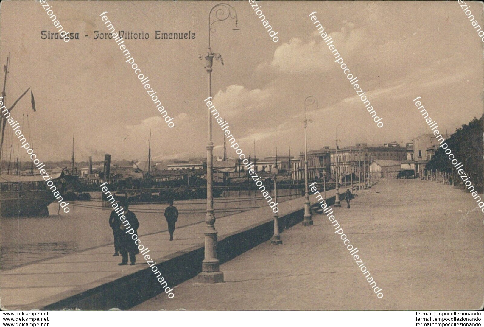 Z628 Cartolina Siracusa Citta' Foro Vittorio Emanuele + Erinofilo - Siracusa