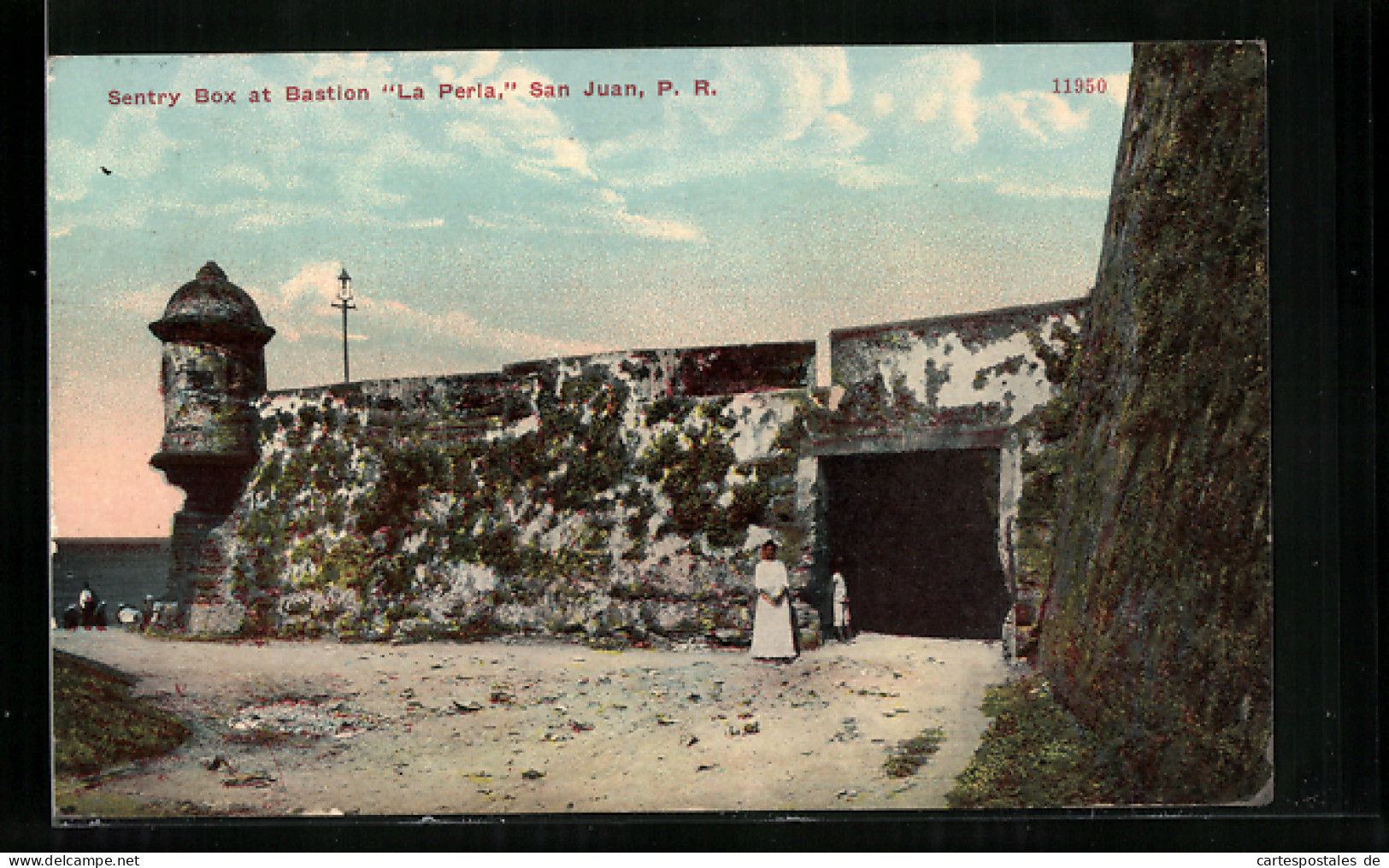 AK San Juan, Sentry Box At Bastion La Perla  - Andere & Zonder Classificatie