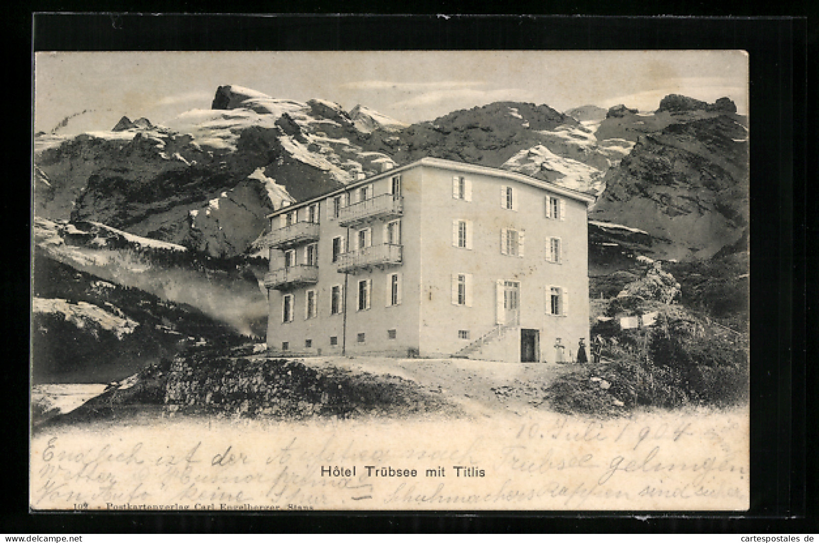 AK Engelberg, Hotel Trübsee Mit Titlis  - Engelberg