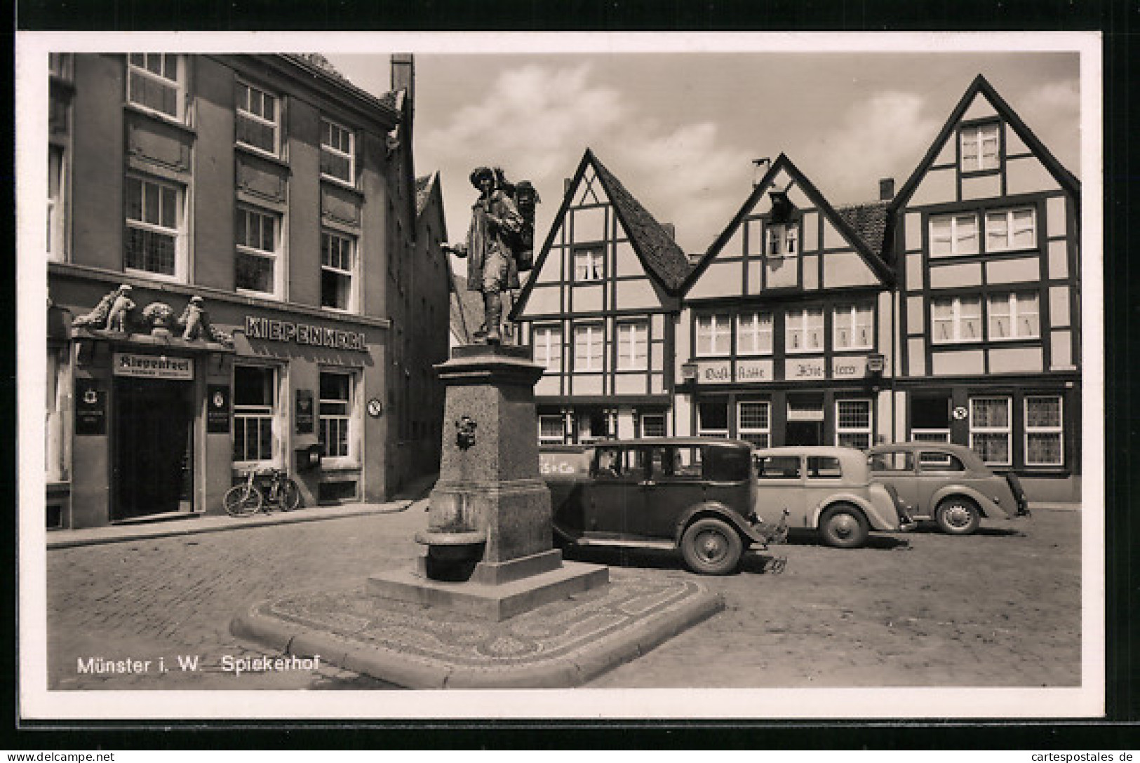 AK Münster, Gasthaus Zum Kiepenkerl Am Spiekerhof  - Münster