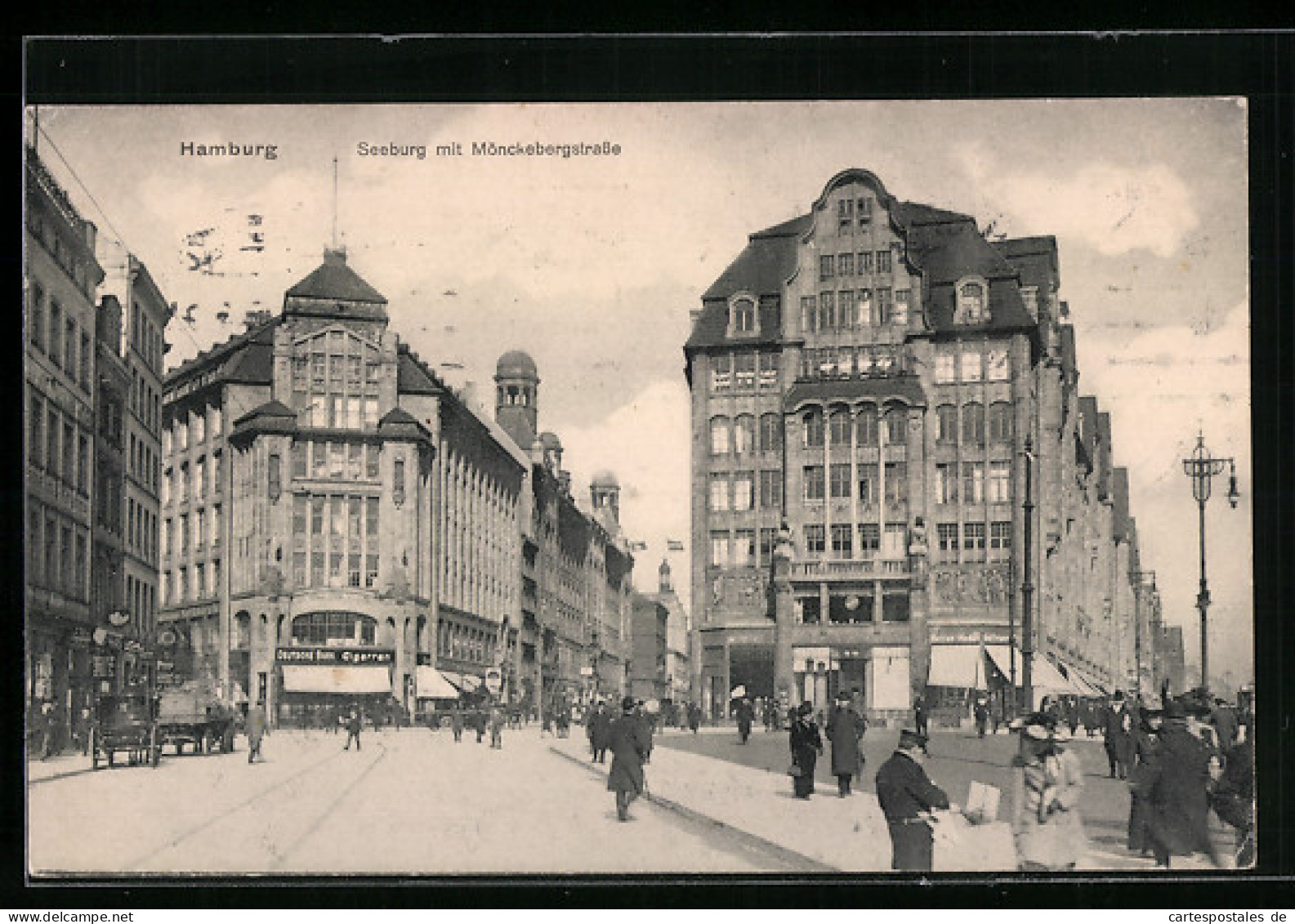 AK Hamburg, Seeburg Mit Mönckebergstrasse  - Mitte