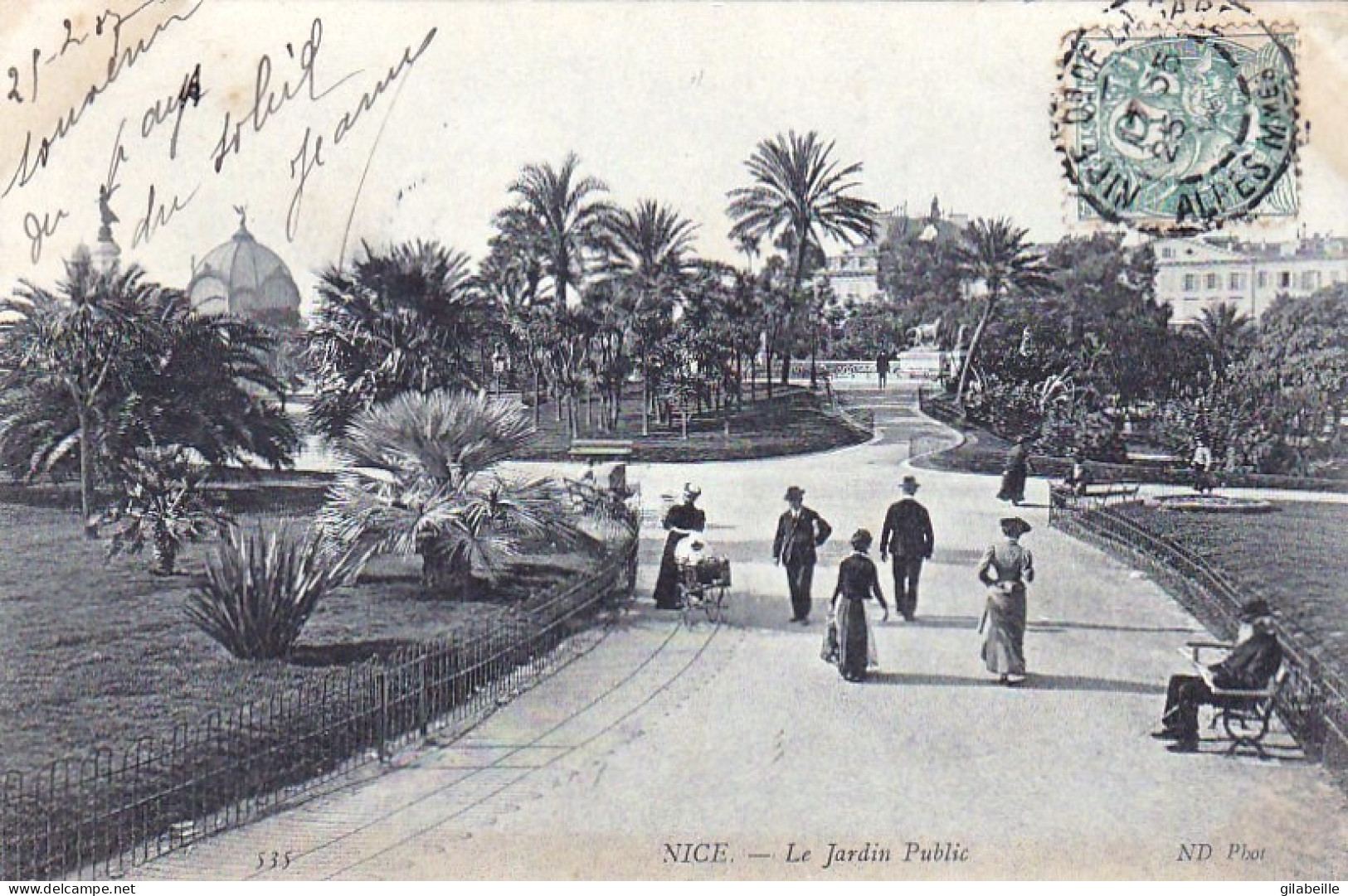 06 - NICE -  Le Jardin Public - Parcs Et Jardins