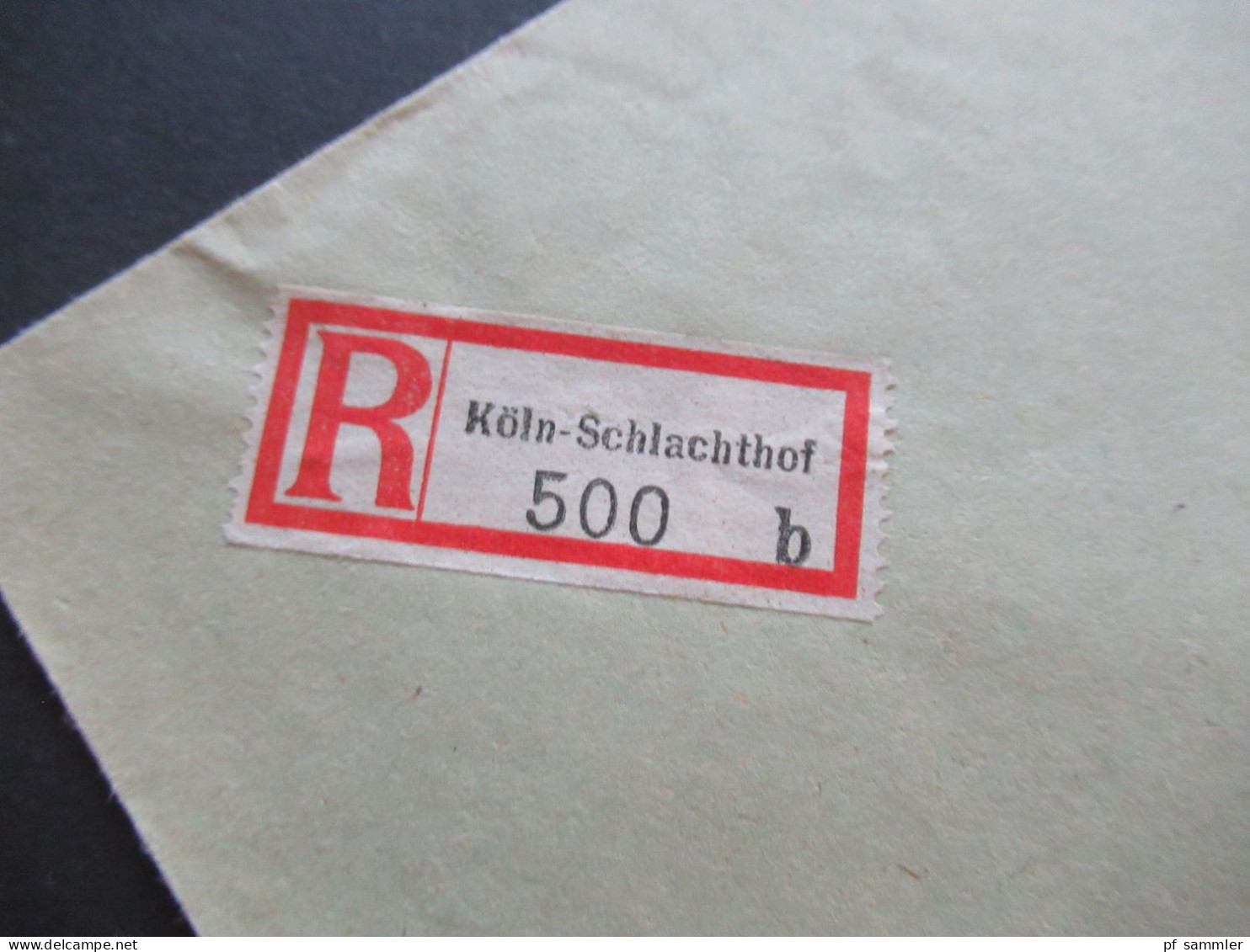 BRD 1953 Posthorn Nr.135 EF Tagesstempel Und Einschreiben Köln Schlachthof Fernbrief Nach Menden Sauerland - Cartas & Documentos