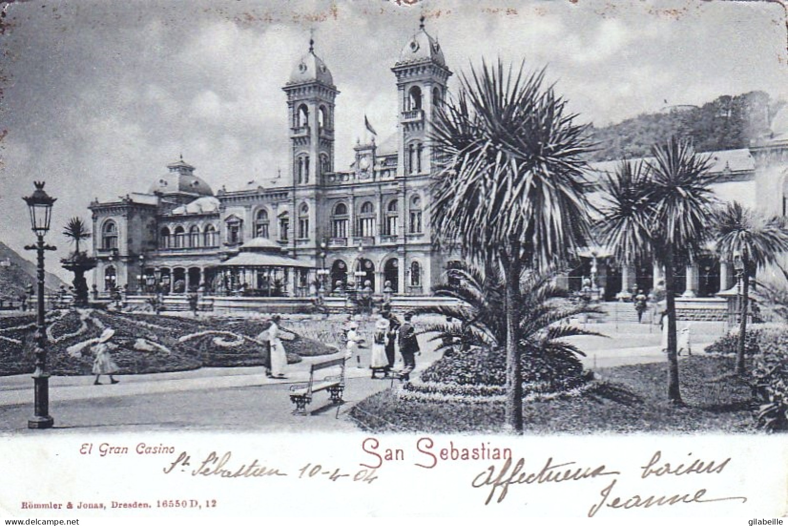 SAN SEBASTIAN - El Gran Casino - 1904 - Guipúzcoa (San Sebastián)