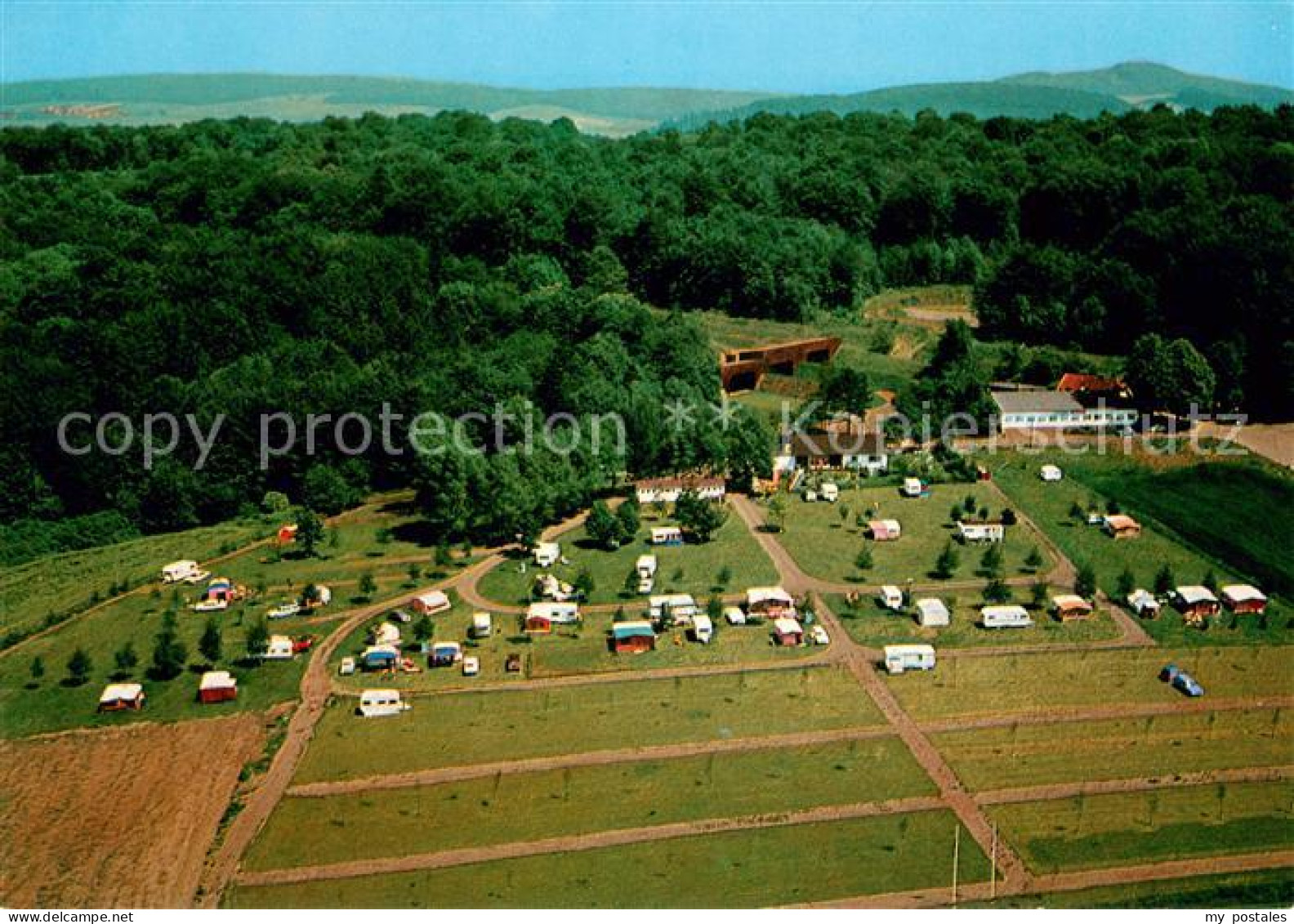 73643238 Northeim Campingplatz Sultmer Berg Hotel Garni Fliegeraufnahme Northeim - Northeim