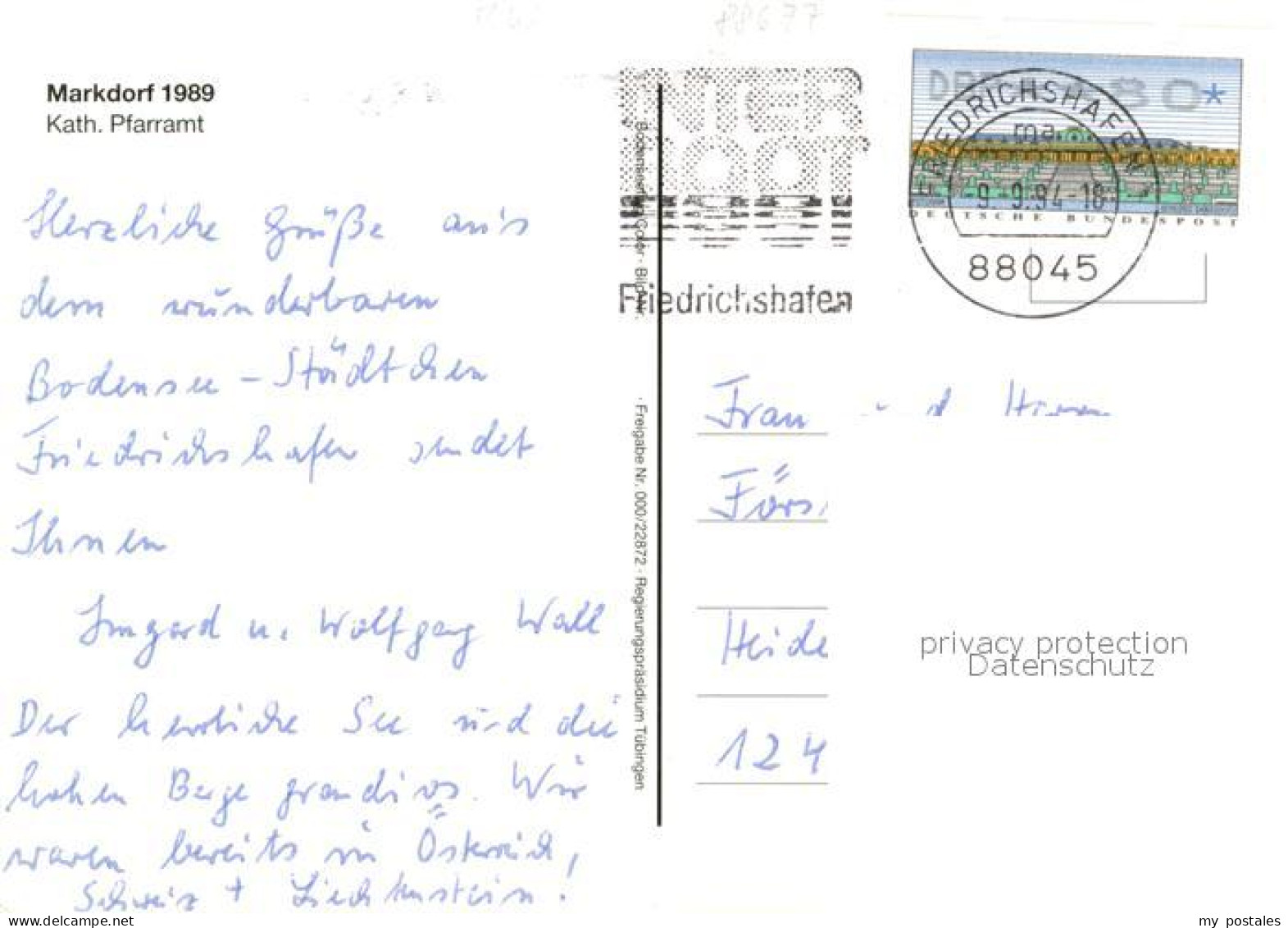 73643214 Markdorf Bodensee Fliegeraufnahme Mit Kath Pfarrkirche Markdorf Bodense - Markdorf