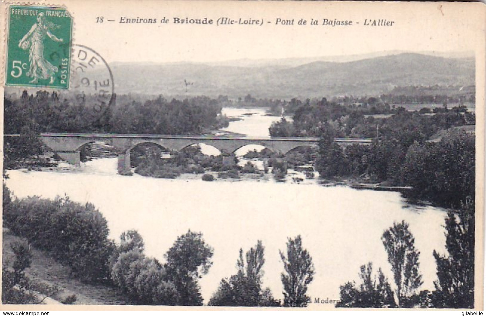 43 - Environs De Brioude -b Pont De BAJASSE - L'Allier - Brioude