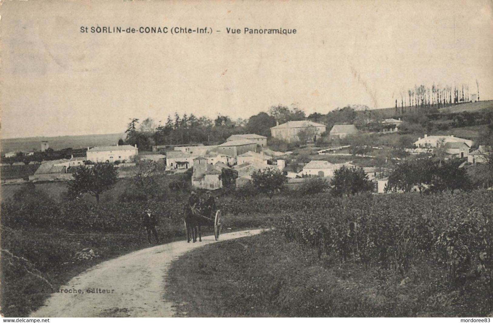 17 / CPA / ST SORLIN DE COGNAC / VUE PANORAMIQUE 1915 - Sonstige & Ohne Zuordnung