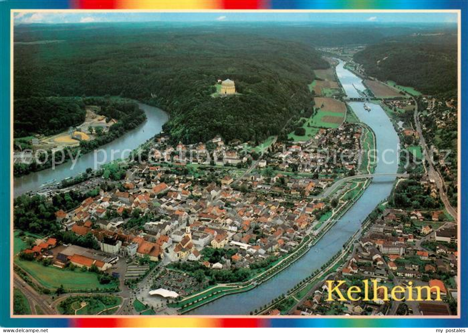 73643192 Kelheim Fliegeraufnahme Zusammenfluss Von Altmuehl Und Donau Kelheim - Kelheim