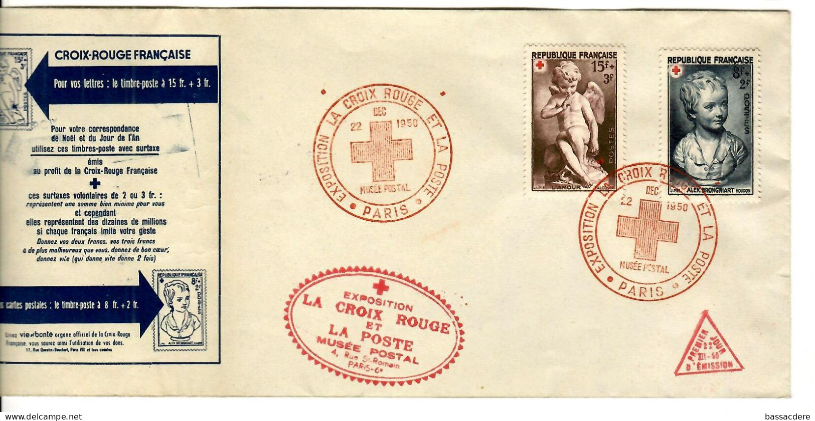 79940 -  CROIX ROUGE  Yvert  N° 876 /877 - Red Cross