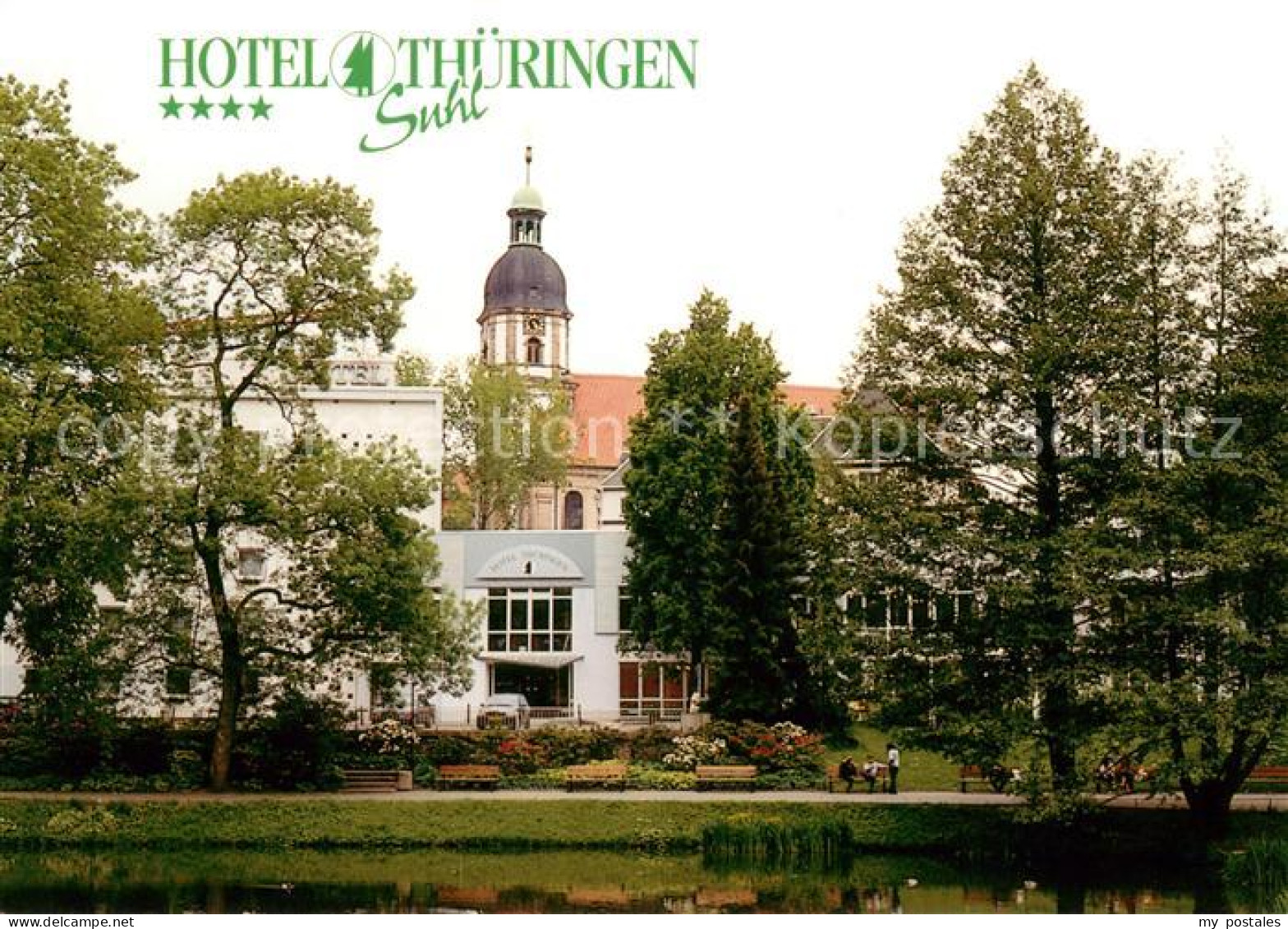 73643059 Suhl Thueringer Wald Hotel Thueringen Park Teich Suhl Thueringer Wald - Suhl