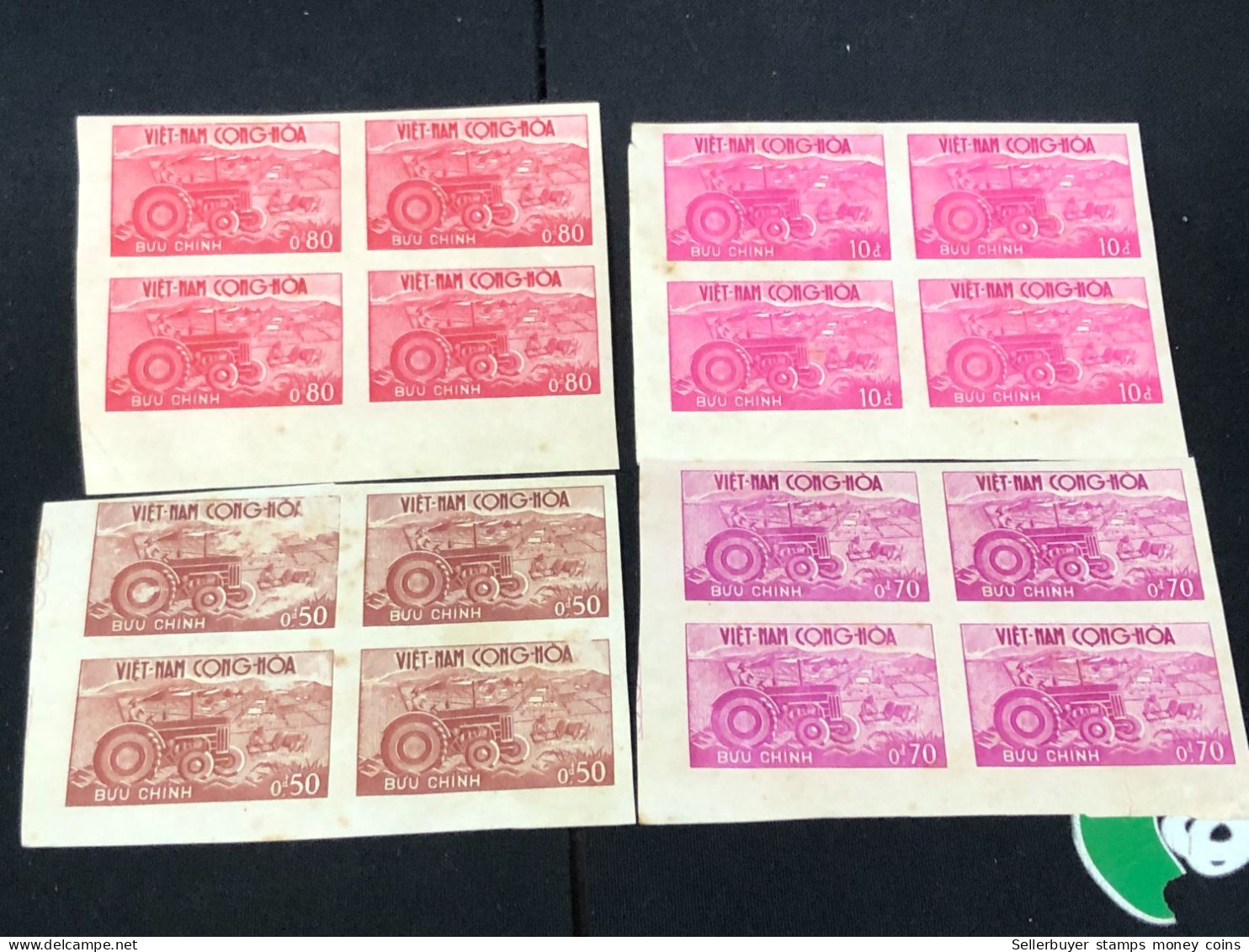 VIET NAM SOUTH STAMPS (Not Imperf.1961 DEVELOP AGRICOLE 4 SET )16 STAMPS Rare - Vietnam
