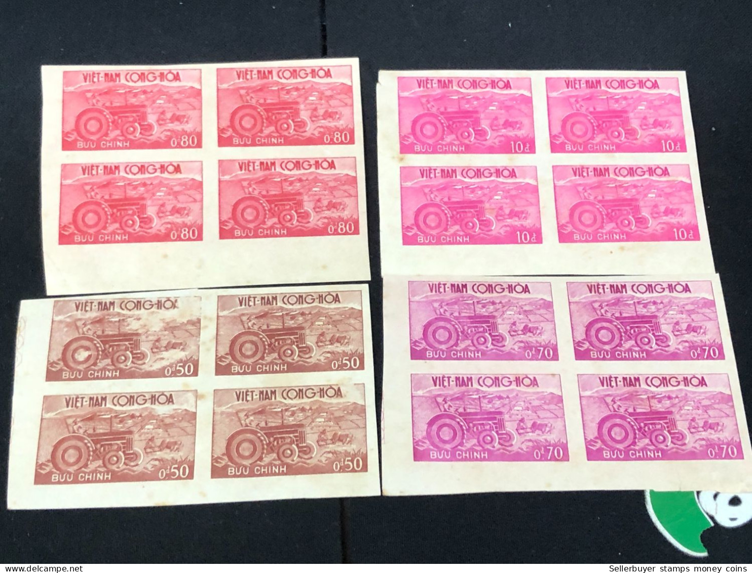 VIET NAM SOUTH STAMPS (Not Imperf.1961 DEVELOP AGRICOLE 4 SET )16 STAMPS Rare - Vietnam