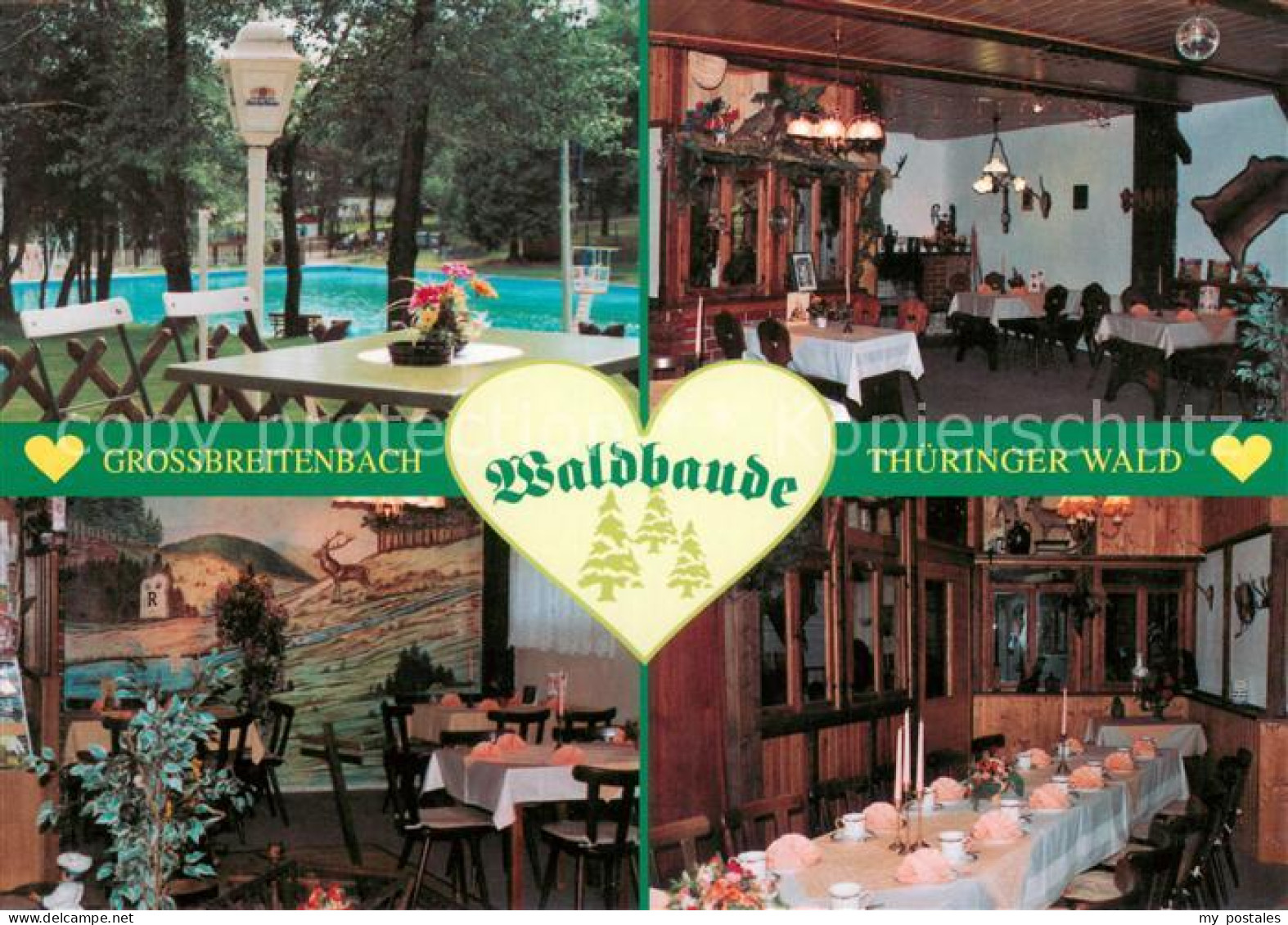 73643039 Grossbreitenbach Thueringen Restaurant Waldbaude Freibad Grossbreitenba - Nassau