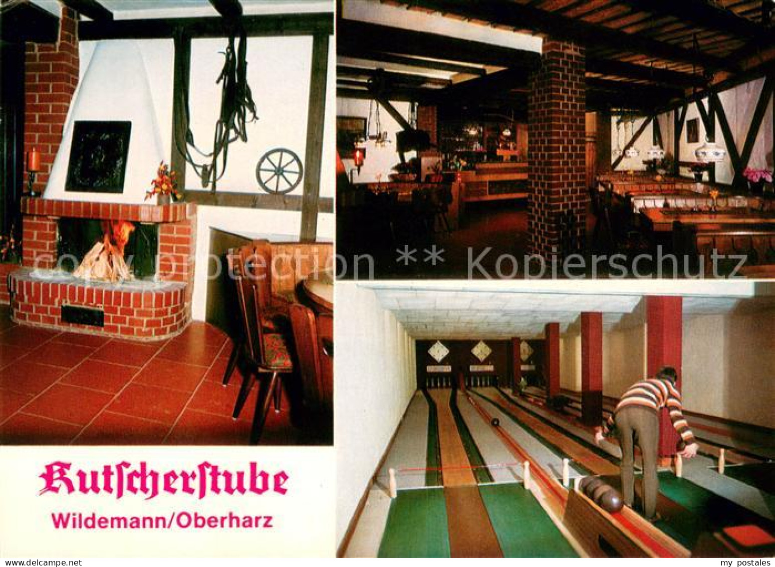 73642972 Wildemann Restaurant Kutscherstube Kaminstube Bundeskegelbahnen Wildema - Wildemann