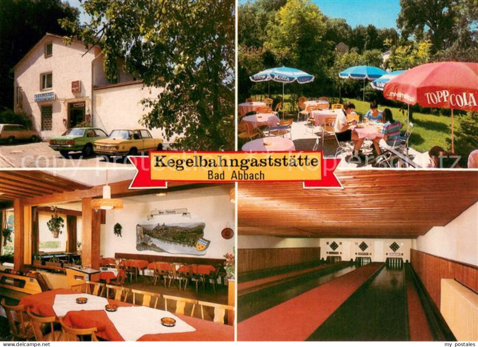 73642949 Bad Abbach Kegelbahngaststaette Schwoegler Restaurant Terrasse Kegelbah - Bad Abbach
