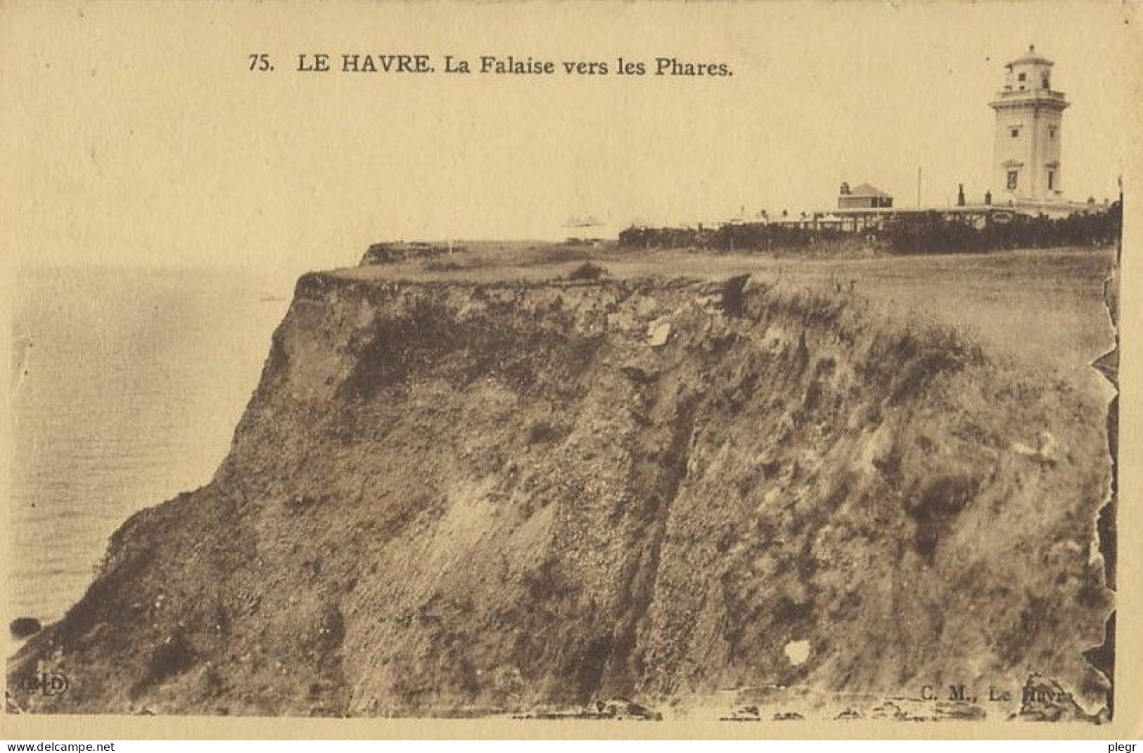 76351 01 47#0+16 - LE HAVRE - LA FALAISE VERS LES PHARES - Cap De La Hève