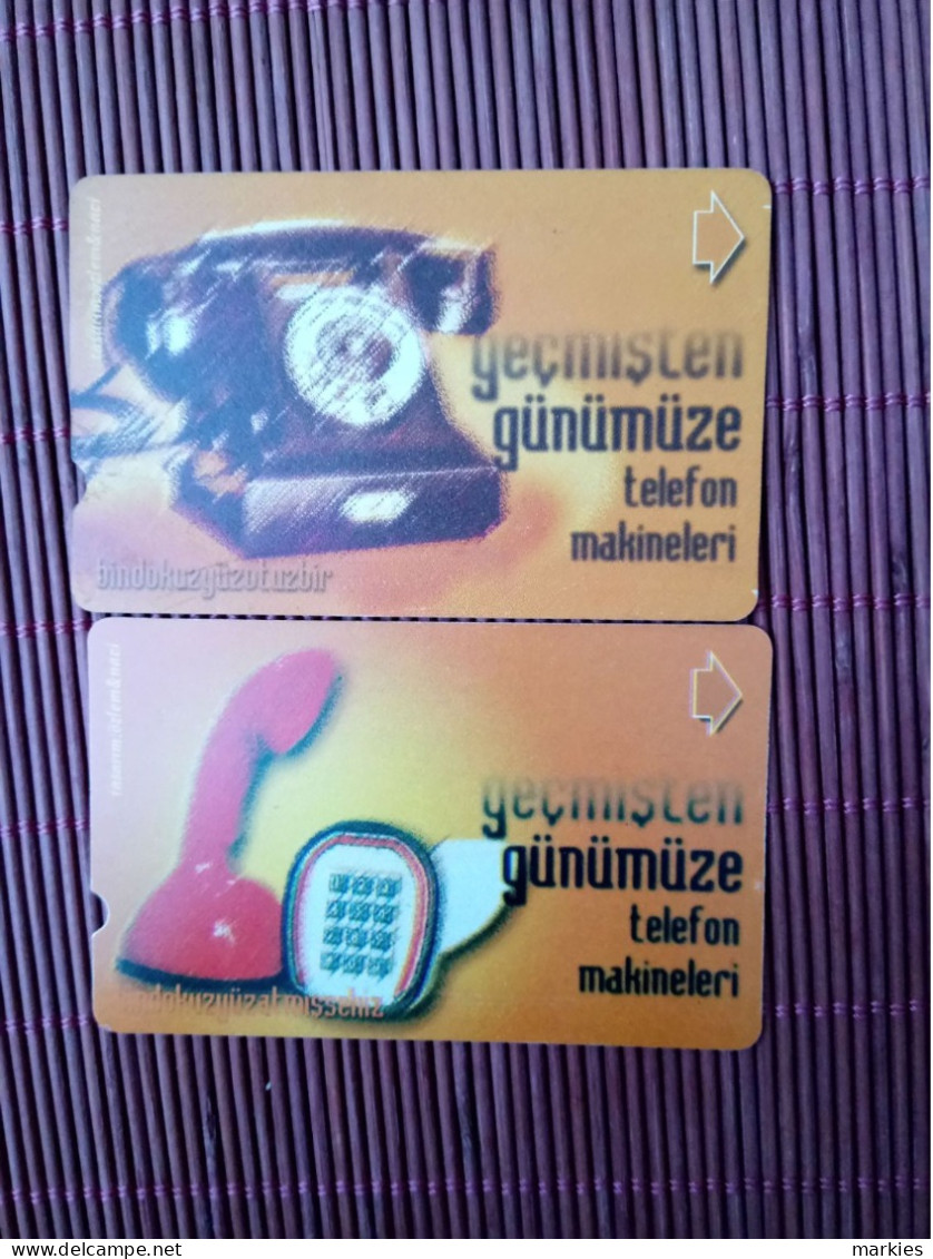 Thematic 2 Phonecard  Used Rare - Turkey