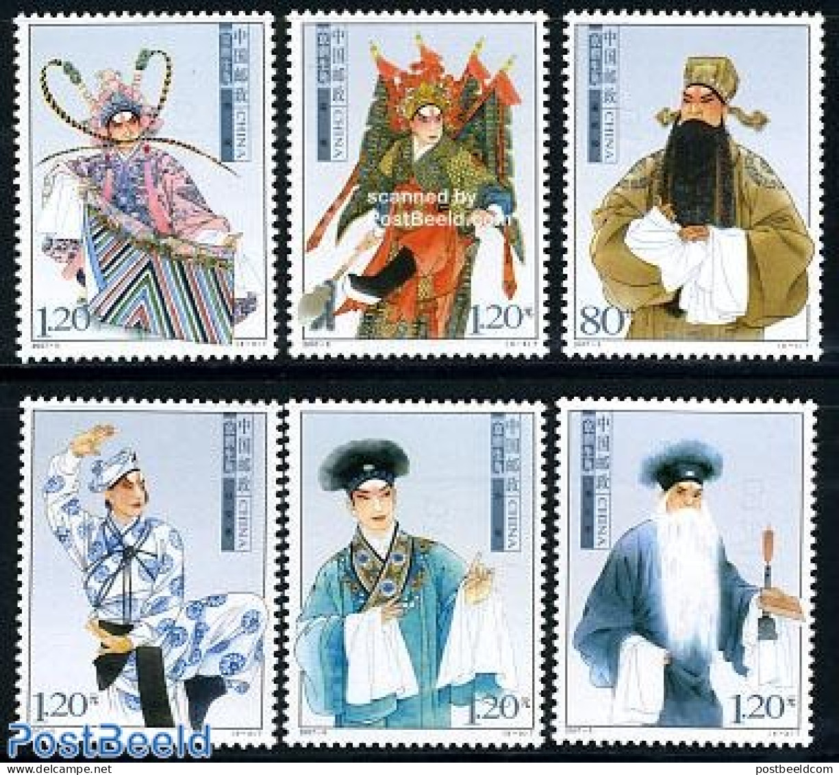 China People’s Republic 2007 Bejjing Opera 6v, Mint NH, Performance Art - Theatre - Unused Stamps