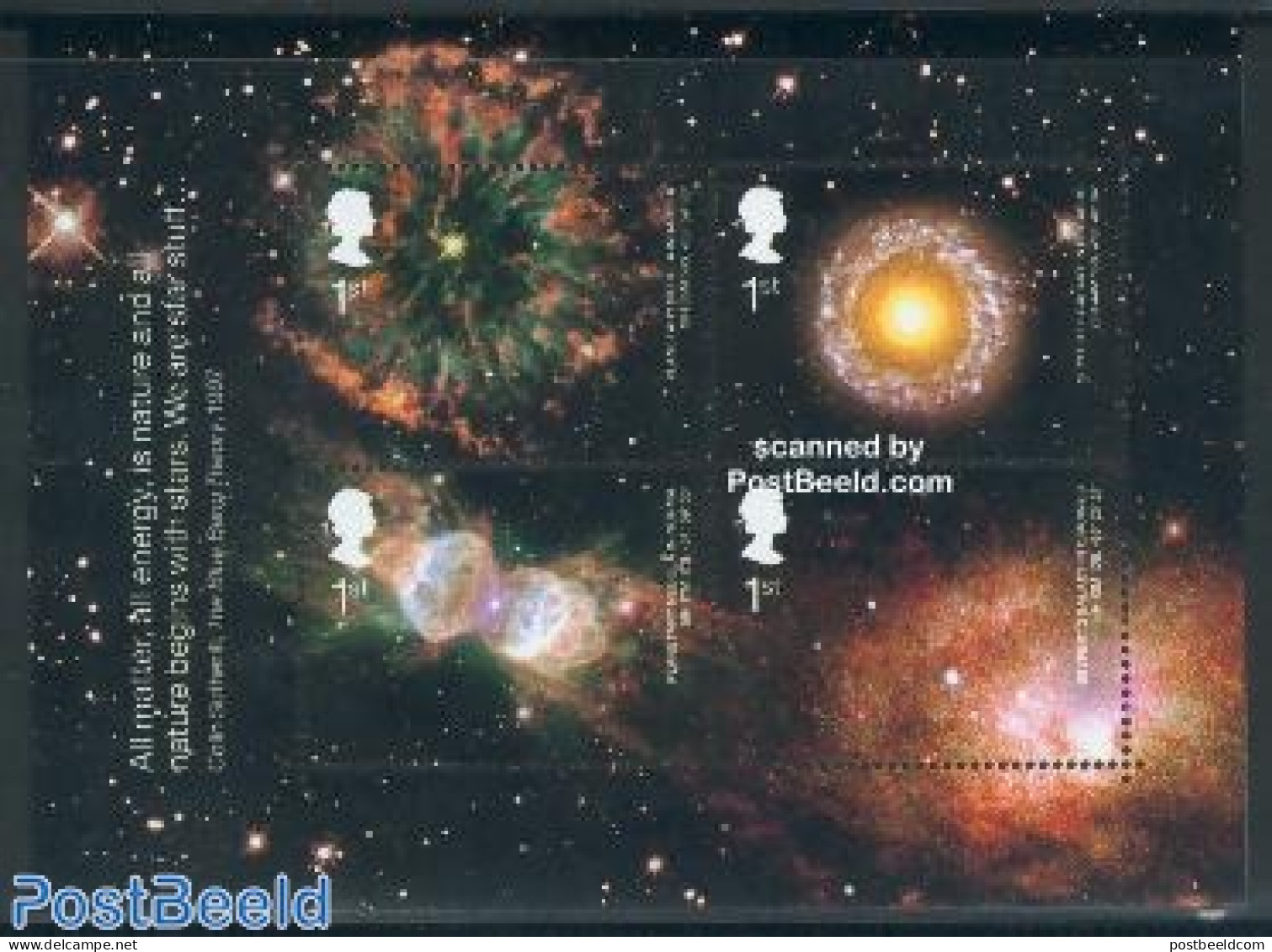 Great Britain 2002 Astronomy S/s, Mint NH, Science - Astronomy - Nuovi