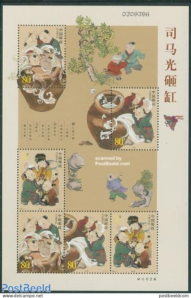 China People’s Republic 2004 Fairy Tales S/s, Mint NH, Art - Fairytales - Unused Stamps