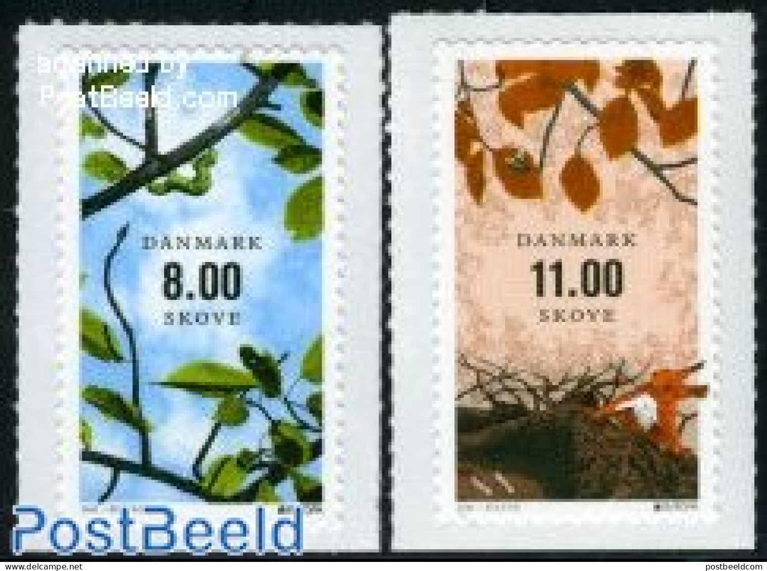 Denmark 2011 Europa, Forests 2v S-a, Mint NH, History - Nature - Europa (cept) - Animals (others & Mixed) - Insects - .. - Ungebraucht