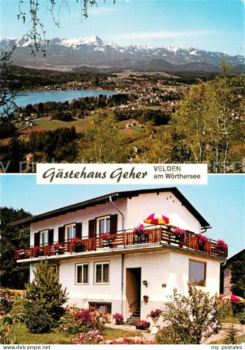 73642815 Velden Woerthersee Gaestehaus Geher Landschaftspanorama Alpen Velden Wo - Sonstige & Ohne Zuordnung