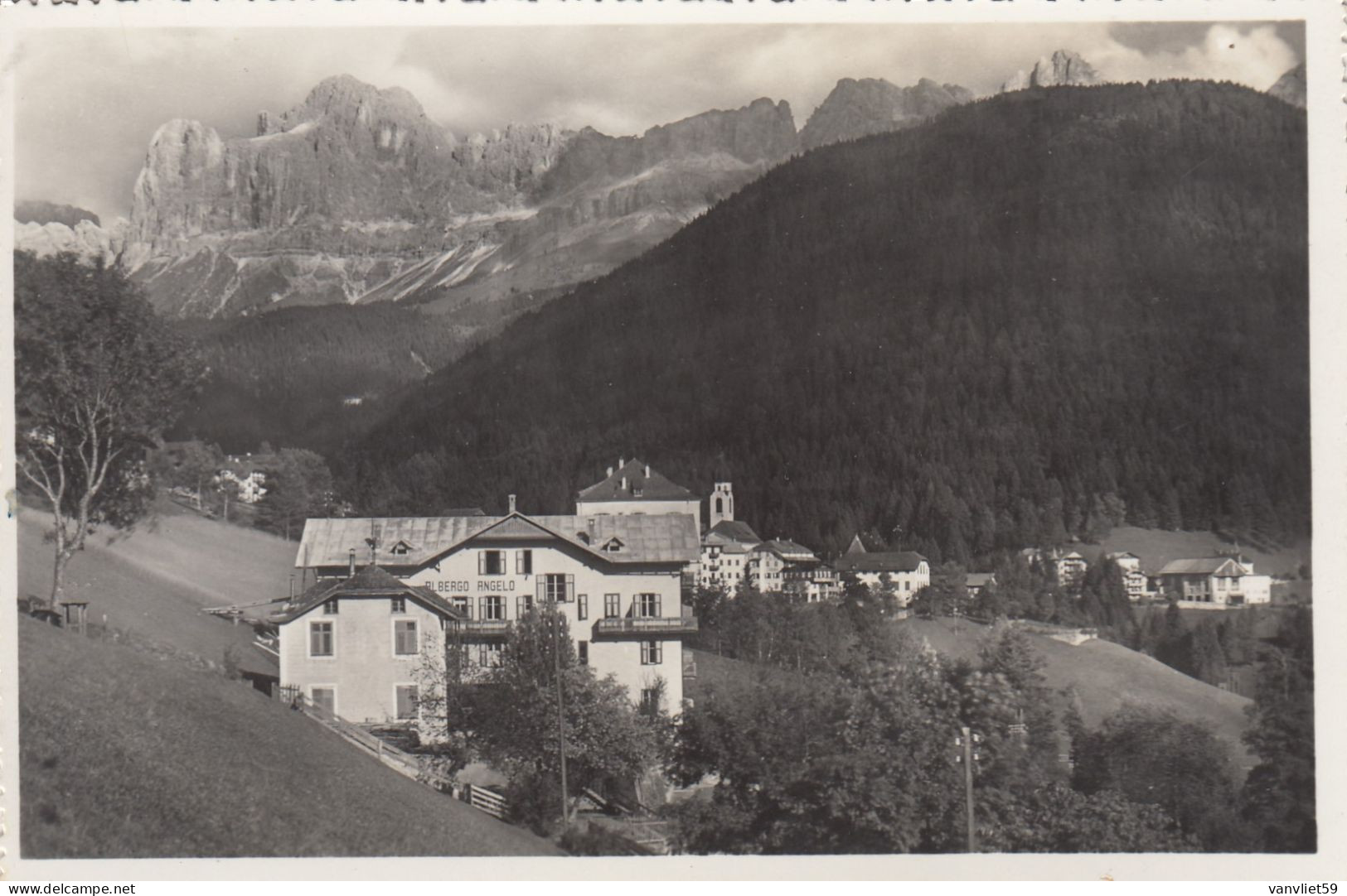 NOVALEVANTE-BOZEN-BOLZANO-ALBERGO=ANGELO= CARTOLINA VERA FOTOGRAFIA VIAGGIATA IL 12-7-1954 - Bolzano (Bozen)