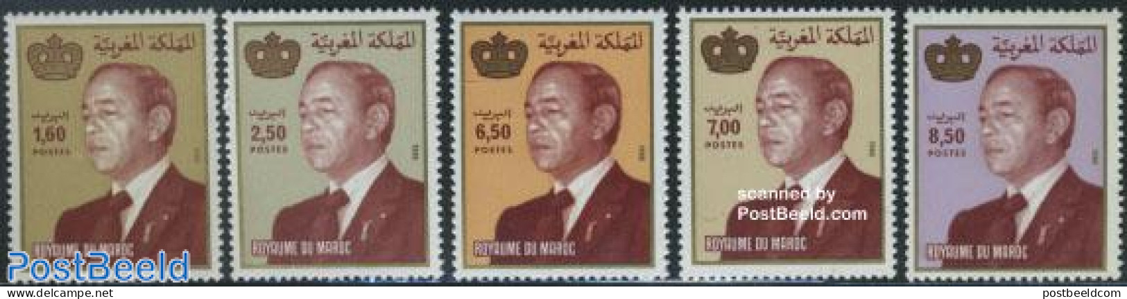 Morocco 1987 Definitives 5v, Mint NH - Andere & Zonder Classificatie