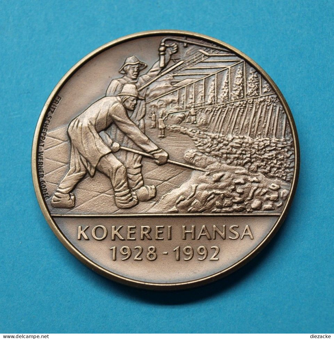 Bronzemedaille 1992 Kokerei Hansa ST (BB001 - Ohne Zuordnung