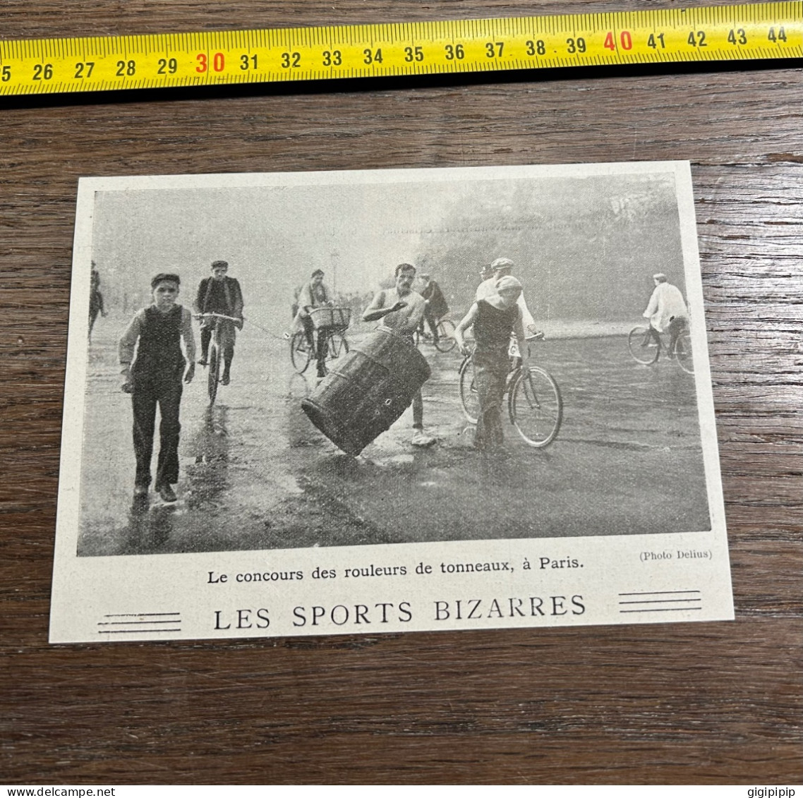1908 PATI Sports Bizarres Concours Des Rouleurs De Tonneaux, à Paris Jules Pierret - Collections