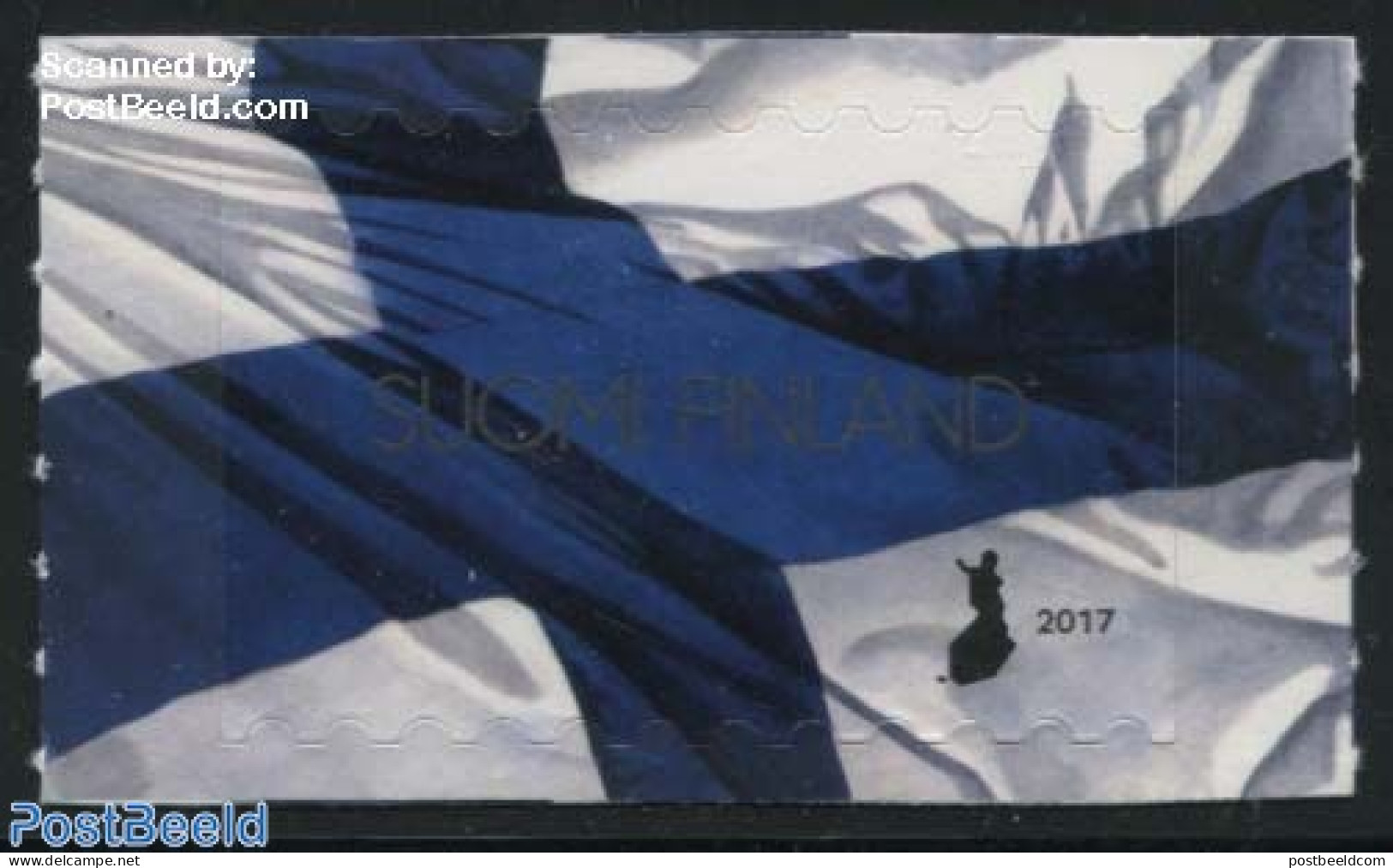 Finland 2017 Flag 1v S-a, Mint NH, History - Flags - Ungebraucht