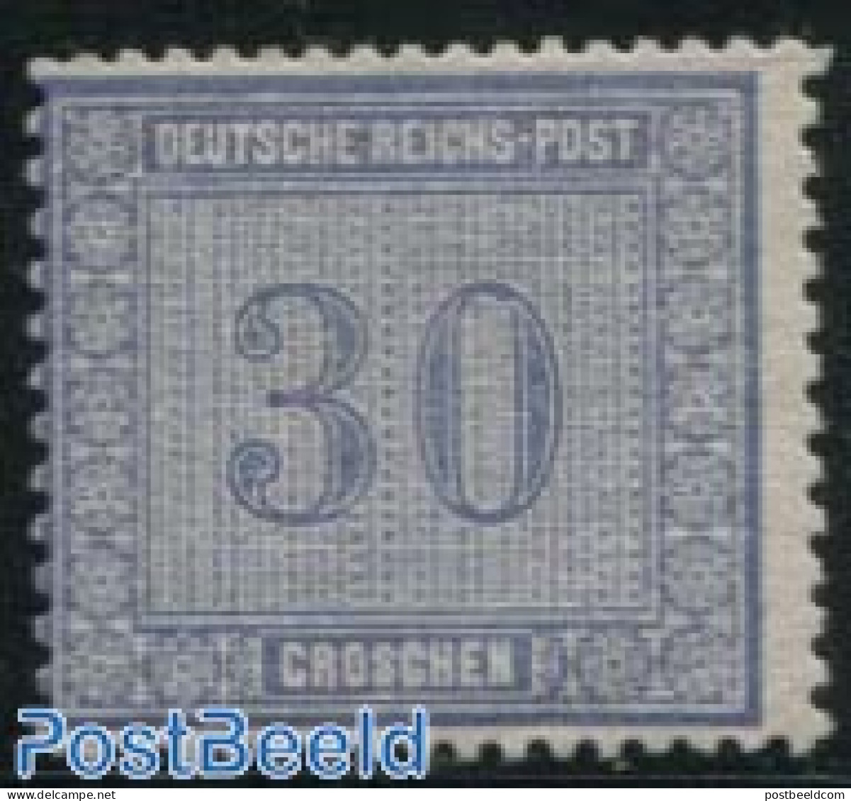 Germany, Empire 1872 30Gr, Stamp Out Of Set, Unused (hinged) - Ongebruikt