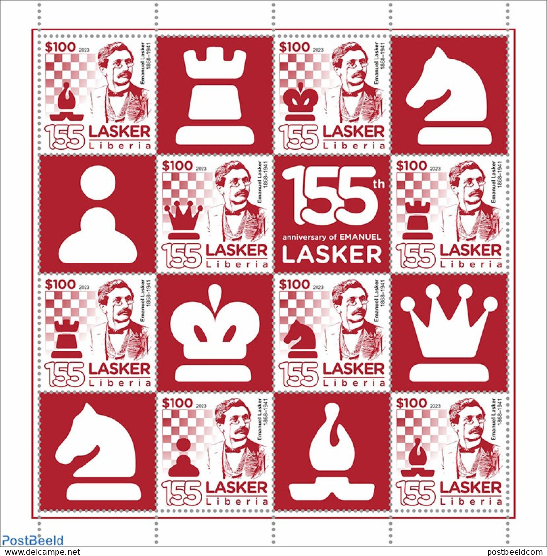 Liberia 2023 Chess, Mint NH, Sport - Chess - Schach