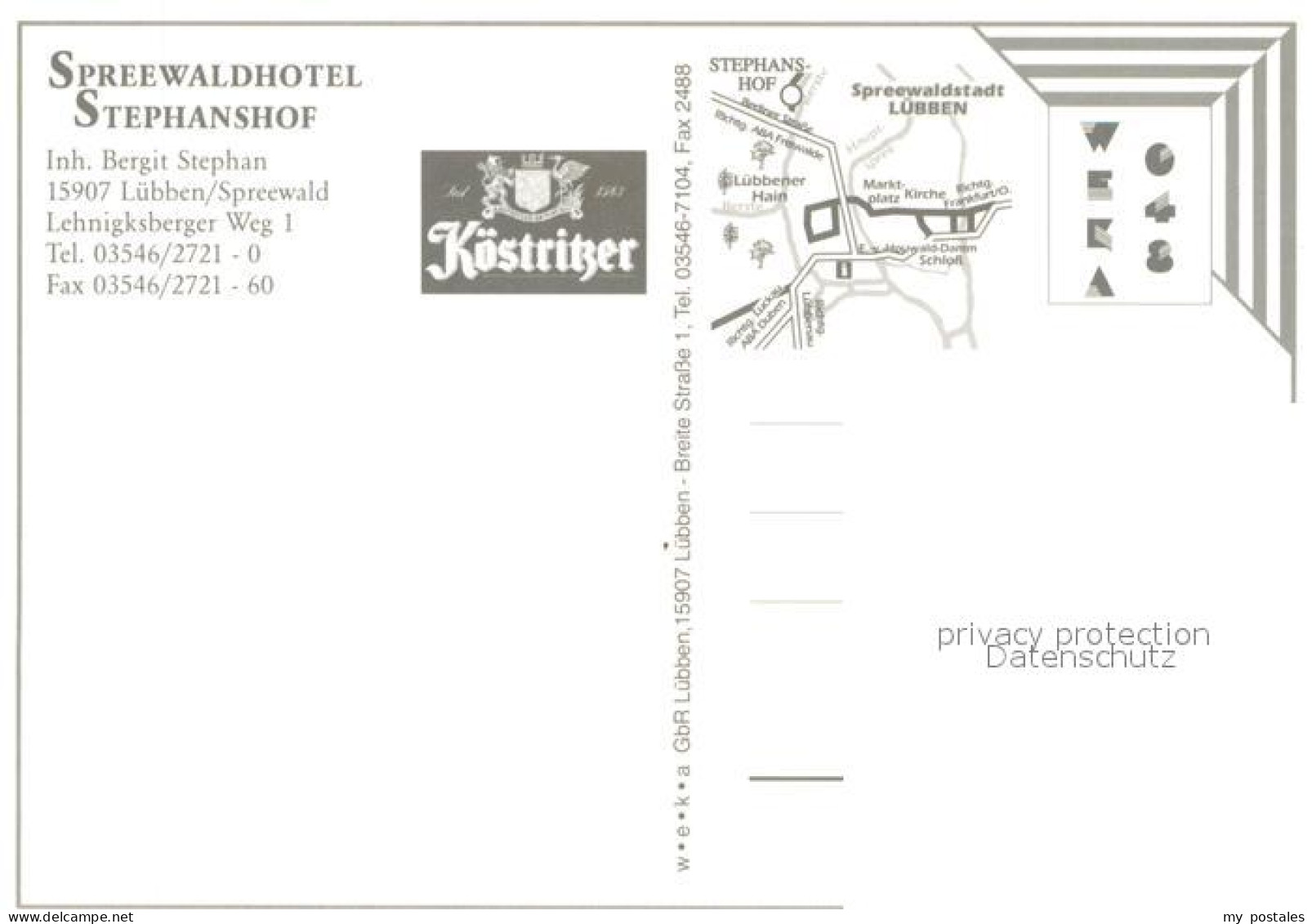 73642442 Luebben Spreewald Spreewaldhotel Stephanshof Restaurant Kahnfahrt Luebb - Lübben (Spreewald)
