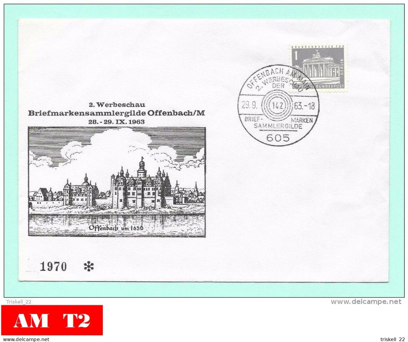 Offenbach Am Main / Oblitération 29-9-1963 - Autres & Non Classés