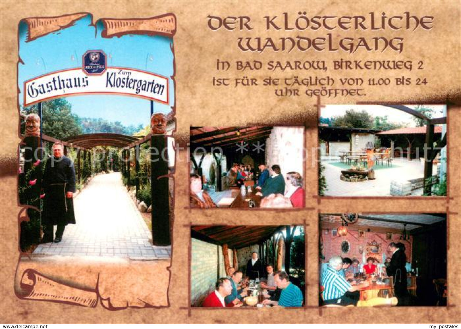 73642406 Bad Saarow Gasthaus Zum Klostergarten Der Kloesterliche Wandelgang Bad  - Bad Saarow
