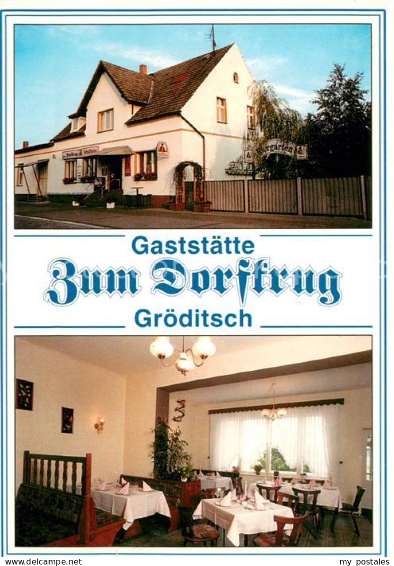 73642402 Groeditsch Gaststaette Zum Dorfkrug Groeditsch - Gross Leuthen