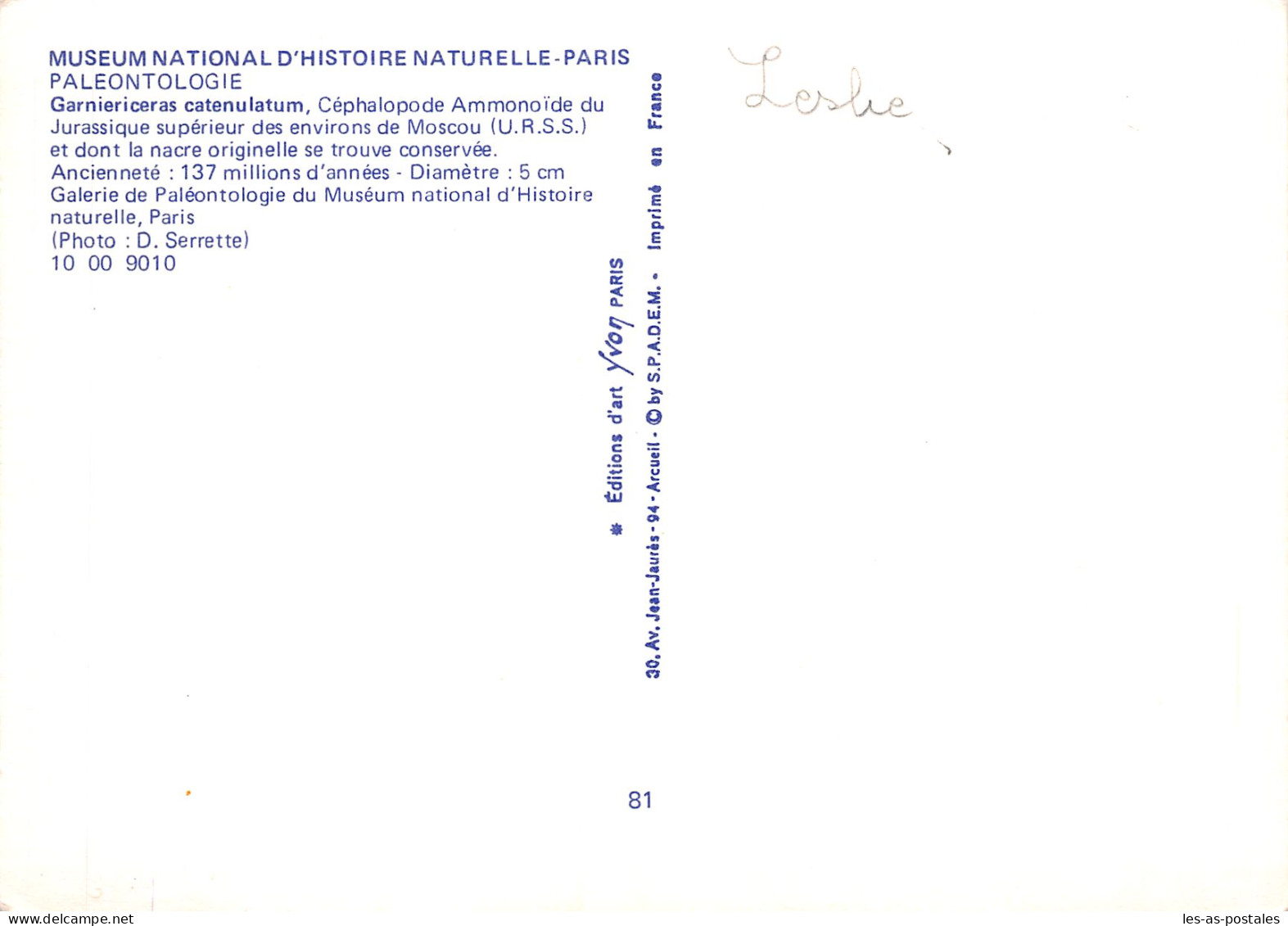 75 PARIS MESUM NATIONAL D HISTOIRE NATURELLE - Mehransichten, Panoramakarten