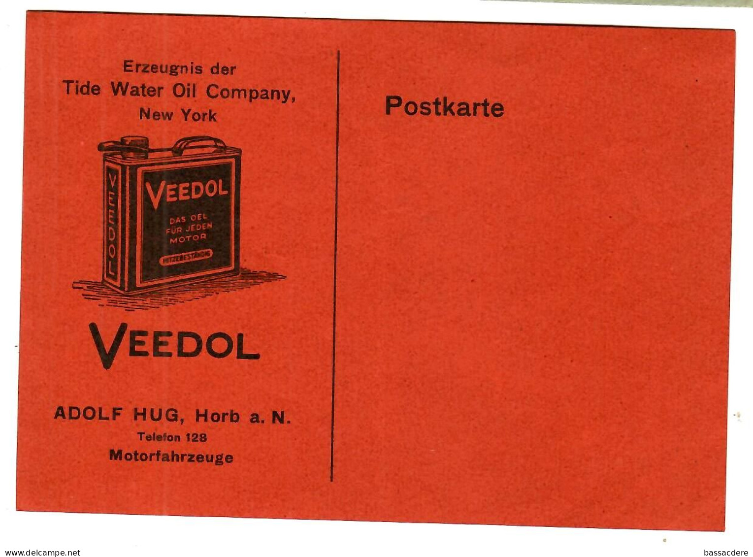 79946 -  Publicitaire  Pour VEEDOL - Cartas & Documentos