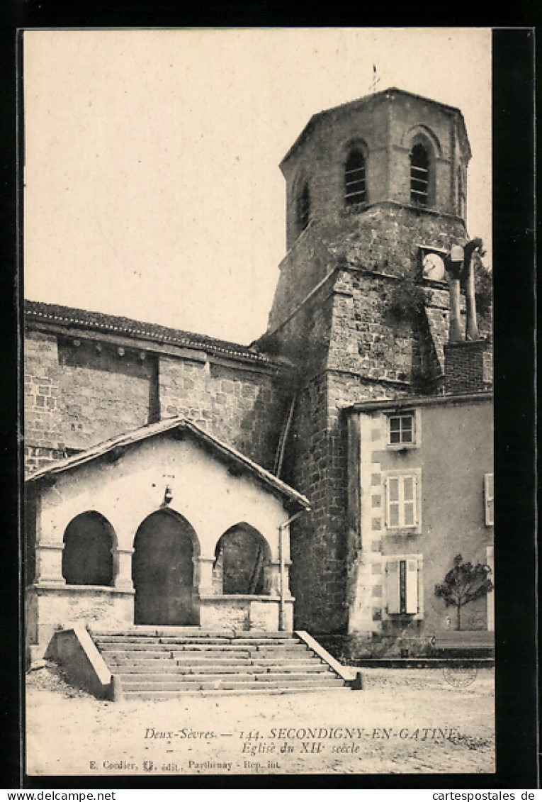 CPA Secondigny-en-Gatine, Eglise Du XII. Siecle  - Secondigny