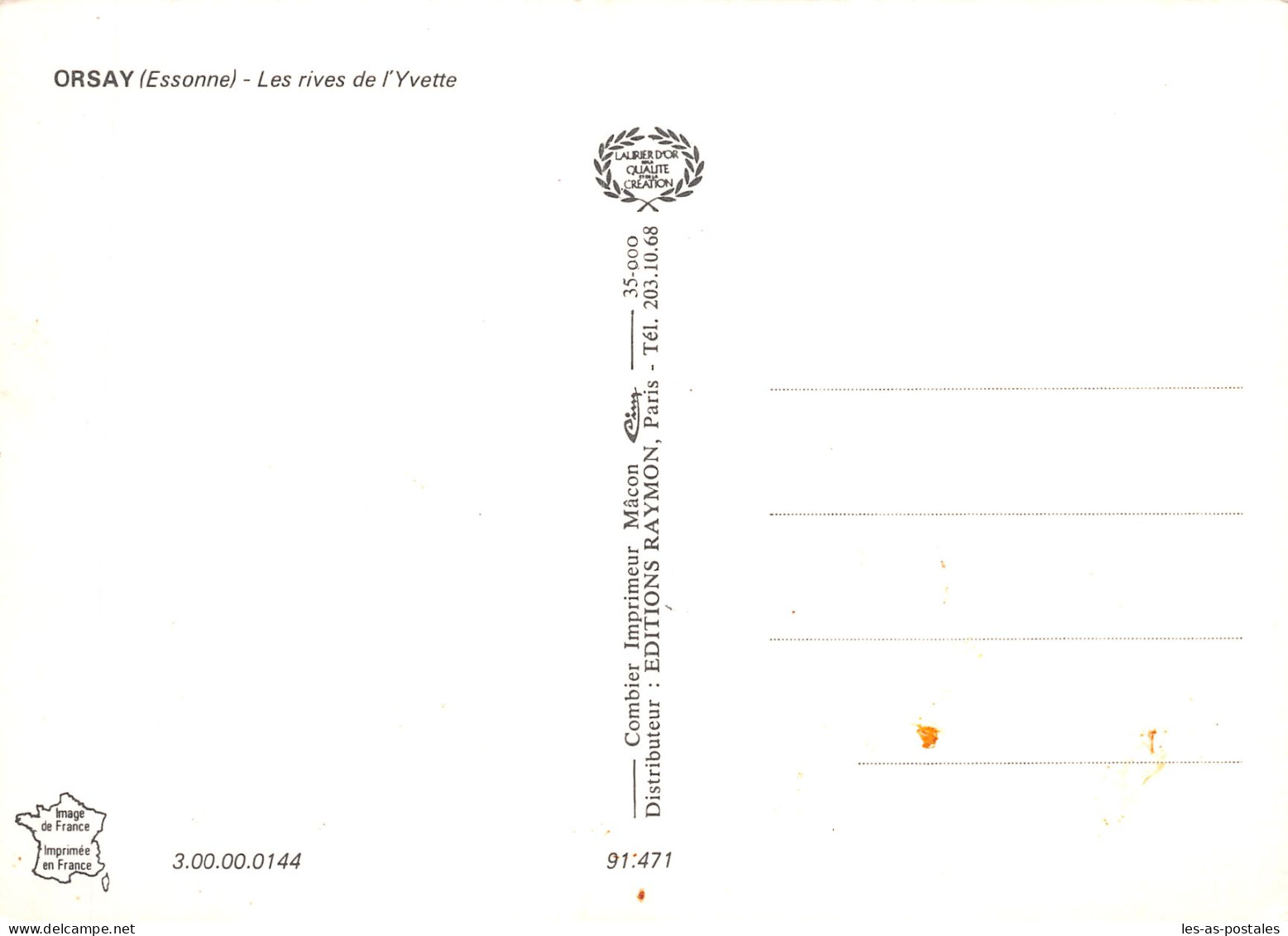 91 ORSAY LES RIVES DE L YVETTE - Orsay