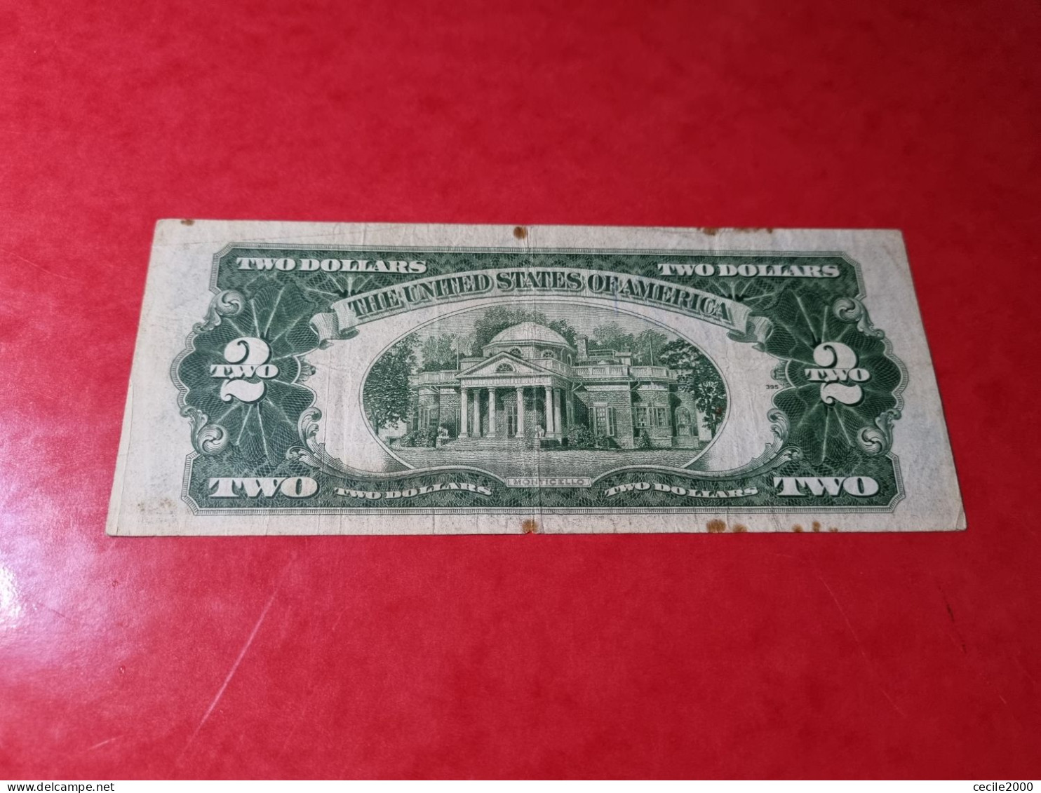 1953 $2 DOLLARS USA UNITED STATES STAR BANKNOTE CIRCULATED  BILLETE ESTADOS UNIDOS *COMPRAS MULTIPLES CONSULTAR* - Biljetten Van De Verenigde Staten (1928-1953)