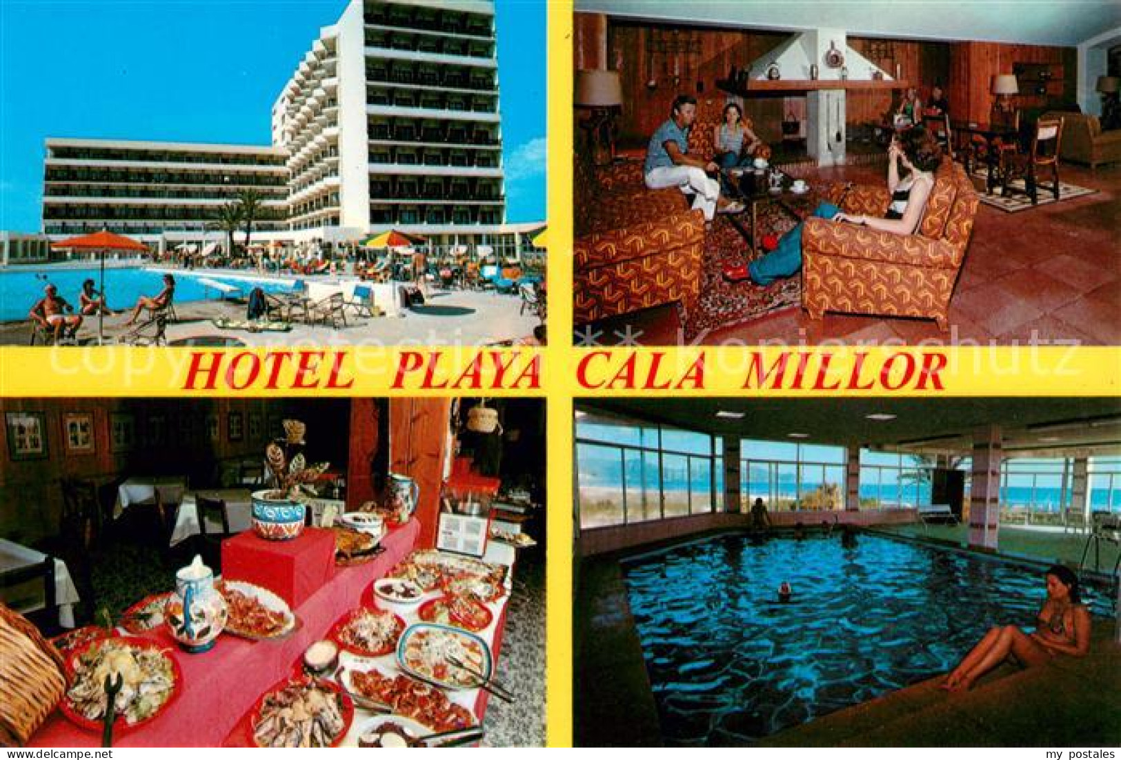 73642309 Cala Millor Mallorca Hotel Playa Gastraum Bueffet Hallenbad Cala Millor - Autres & Non Classés