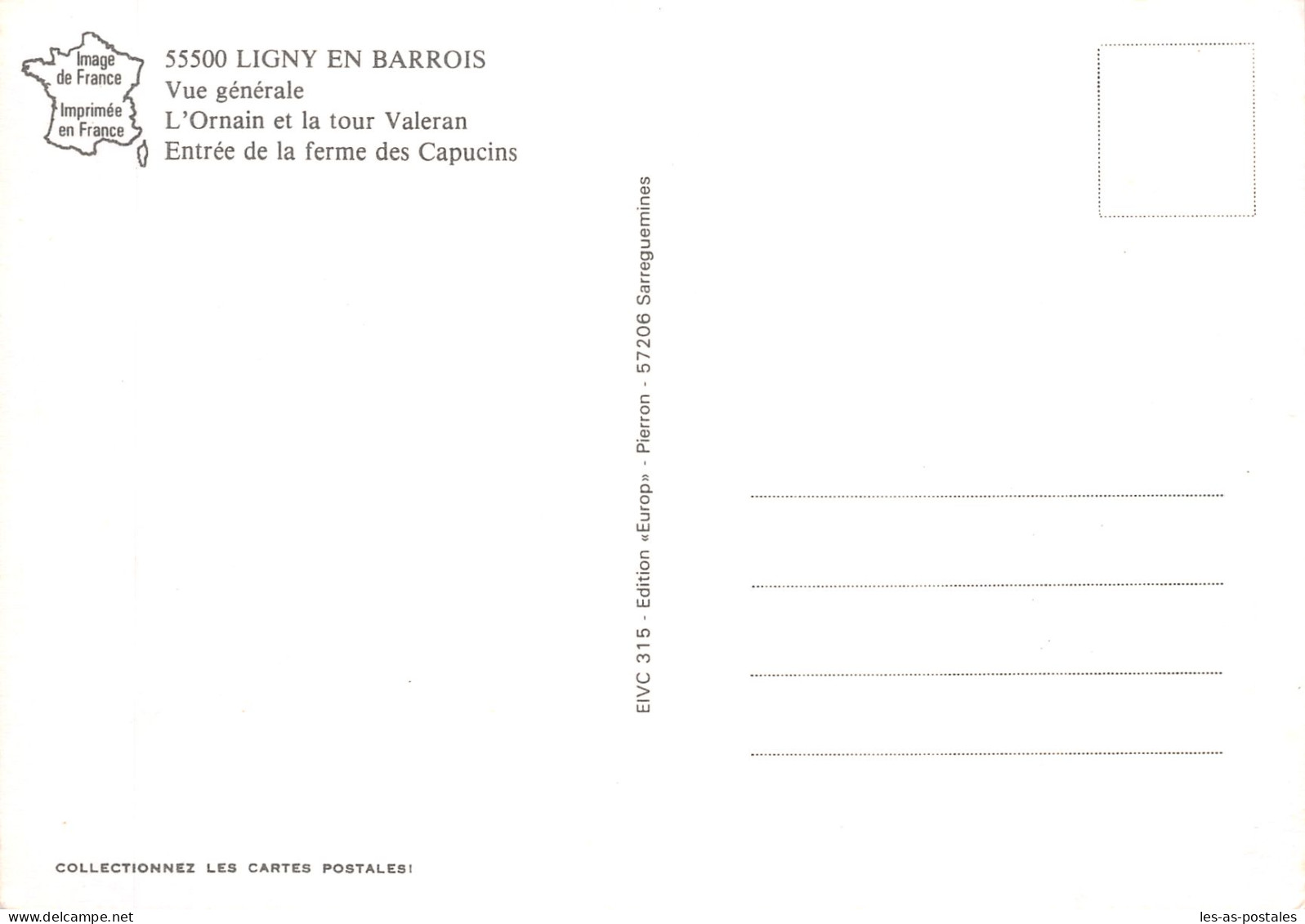 55 LIGNY EN BARROIS LA TOUR VALERAN - Ligny En Barrois