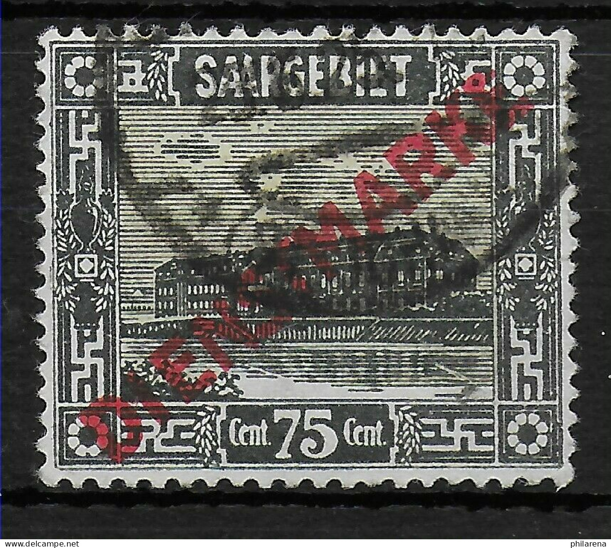 Saargebiet MiNr. 15 V, Gestempelt, Echtheit Geprüft - Used Stamps