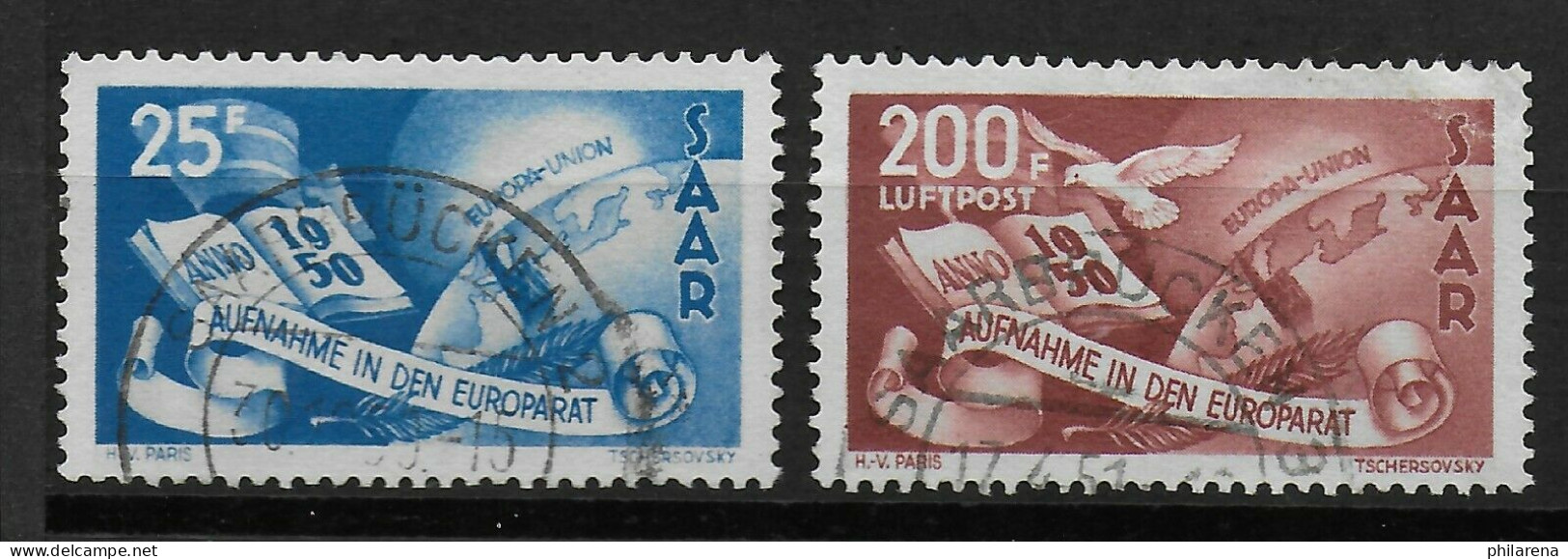 Saargebiet MiNr. 297+298, Gestempelt, 298 Echtheit Geprüft - Used Stamps