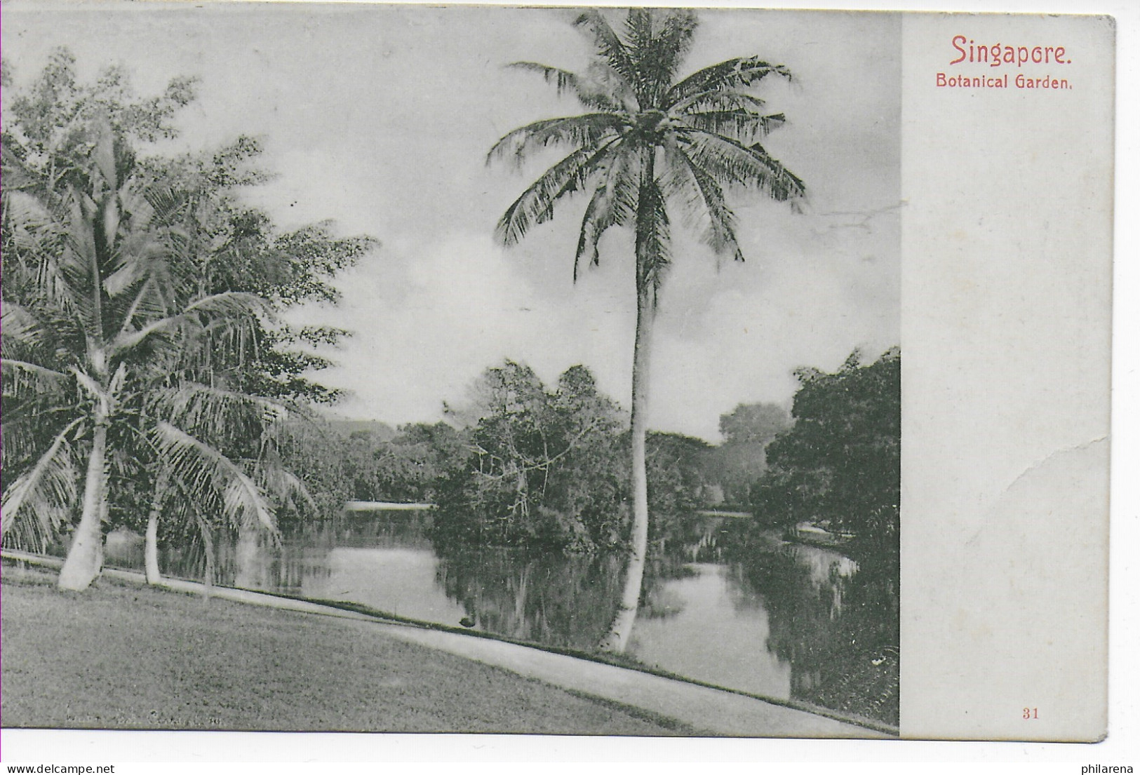 Ansichtskarte Singapore: Straits Settlements 1910 Nach Berlin - Singapore (1959-...)