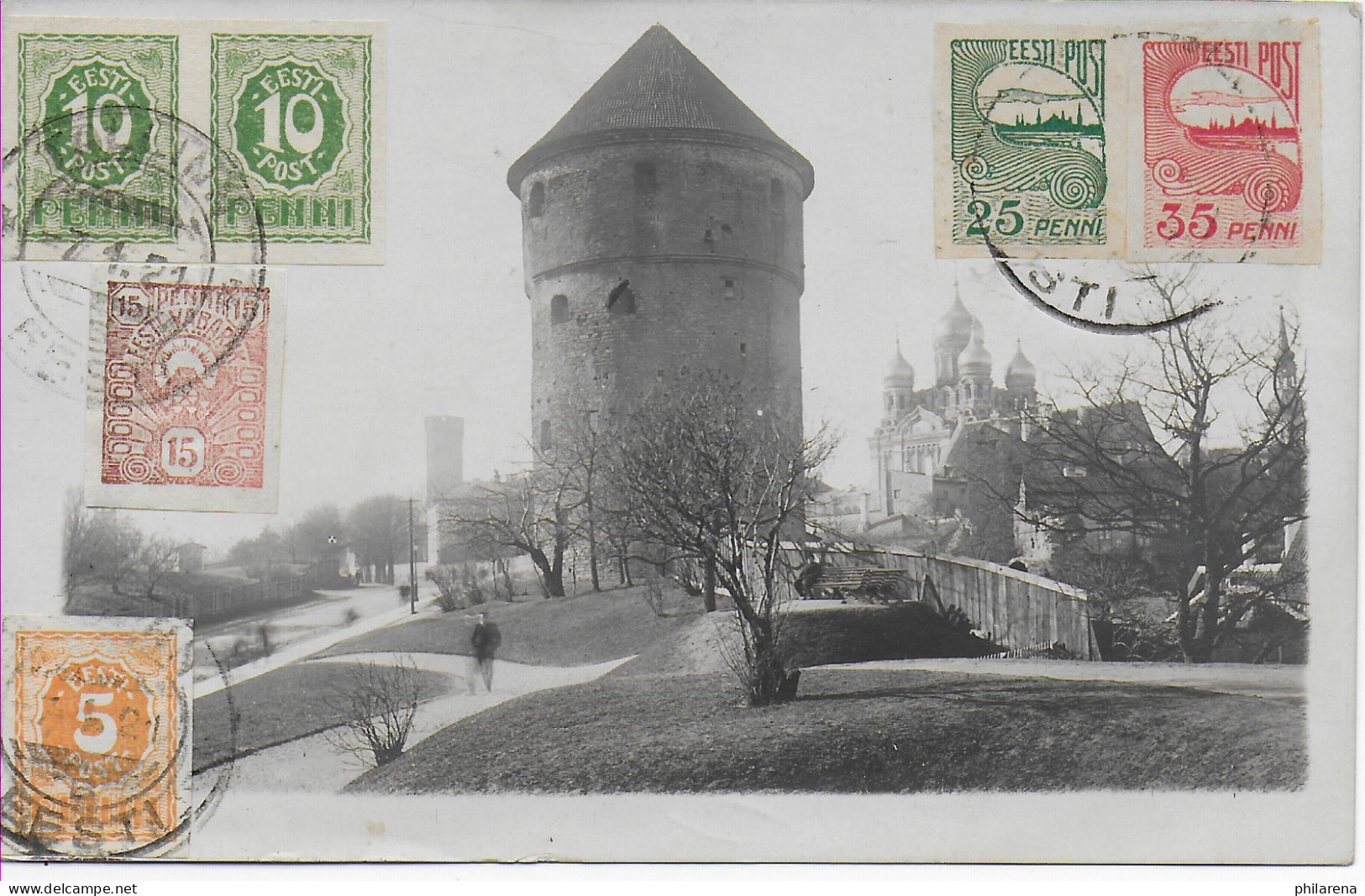 Foto-Ansichtskarte Estland Nach Berlin, 1921 - Estonie